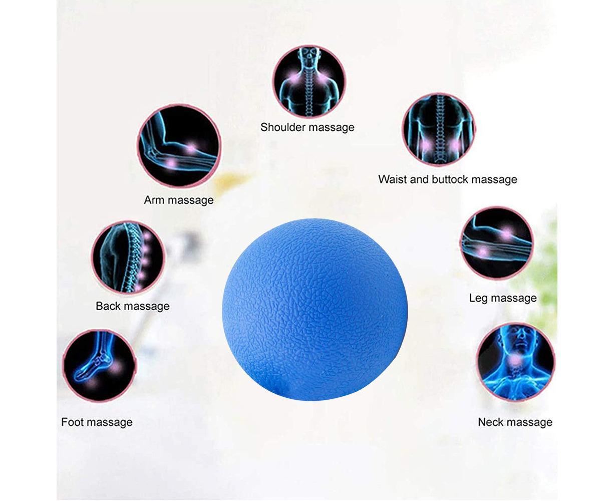 Fitness Ultimate Massage Balls for Physical Therapy ,Deep Tissue Trigger Point Myofascial Release Tools,Back, Shoulder - Blue - Image 7