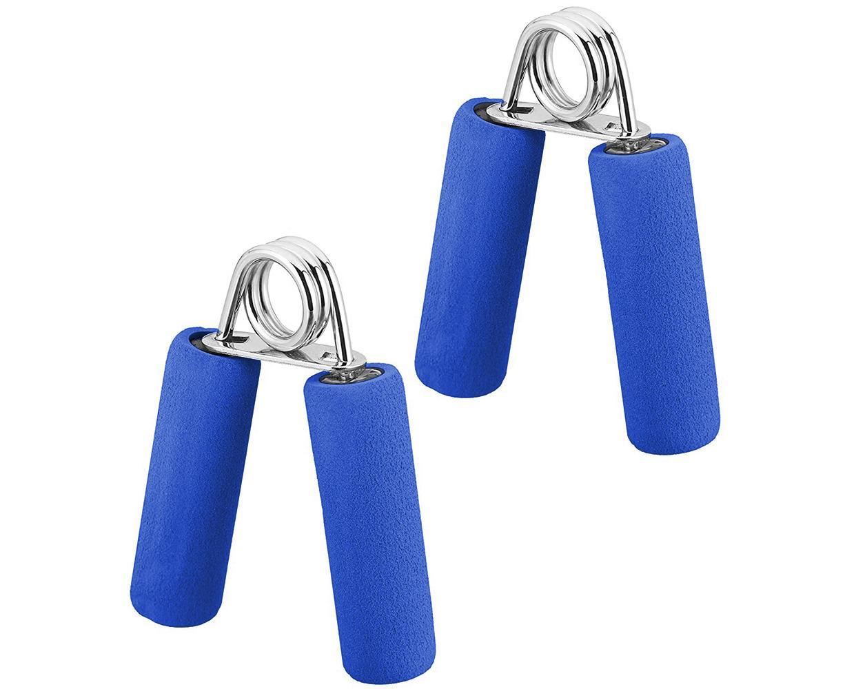Hand Grip Strengthener,Develop Hand and Forearm Grip Strength for Peak Performance in Sports. Perfect Equipment for Gyms - Bonus Foam Sleeves - Blue - Image 1