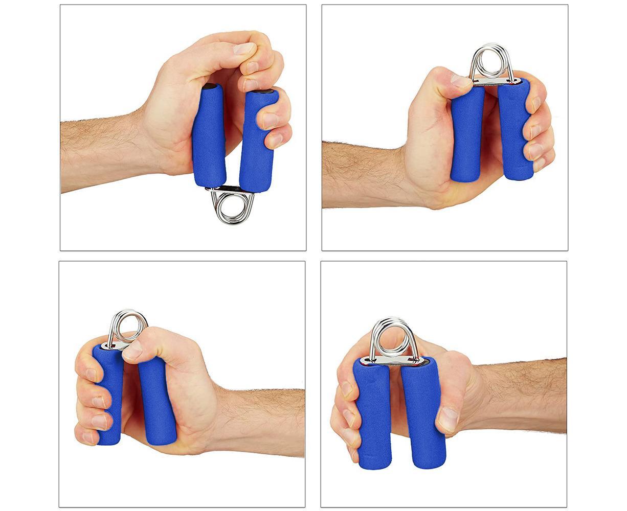 Hand Grip Strengthener,Develop Hand and Forearm Grip Strength for Peak Performance in Sports. Perfect Equipment for Gyms - Bonus Foam Sleeves - Blue - Image 5