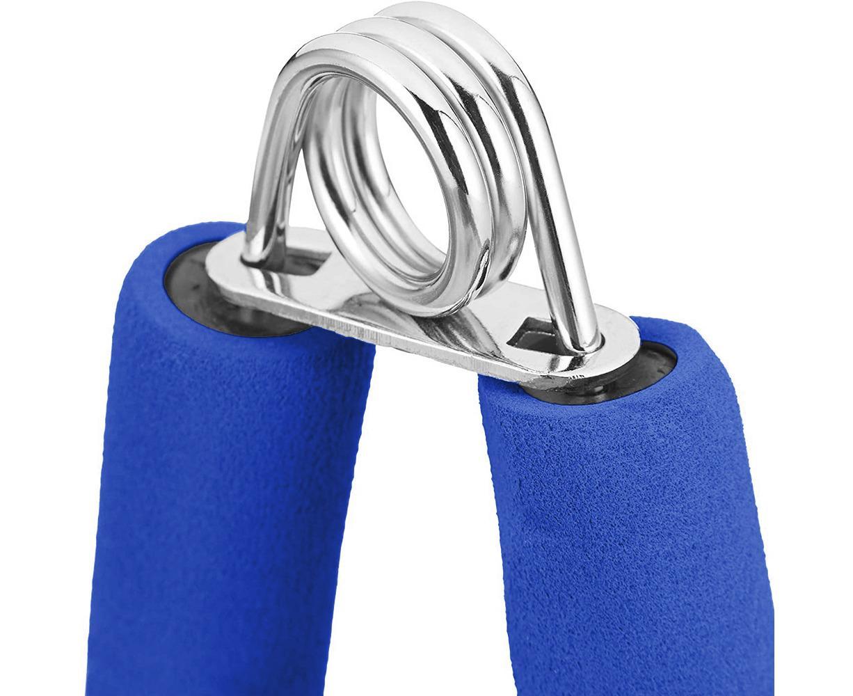 Hand Grip Strengthener,Develop Hand and Forearm Grip Strength for Peak Performance in Sports. Perfect Equipment for Gyms - Bonus Foam Sleeves - Blue - Image 8