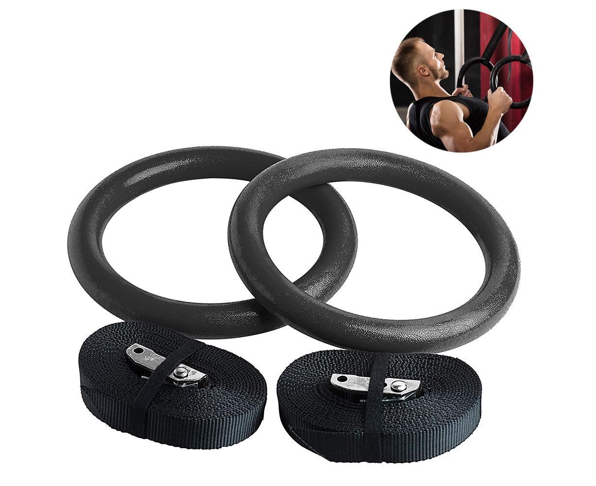 Nylon triceps rope twisted rope triceps cord to pull down with non-slip handles - biceps, triceps, gym or at home - Black - Image 1
