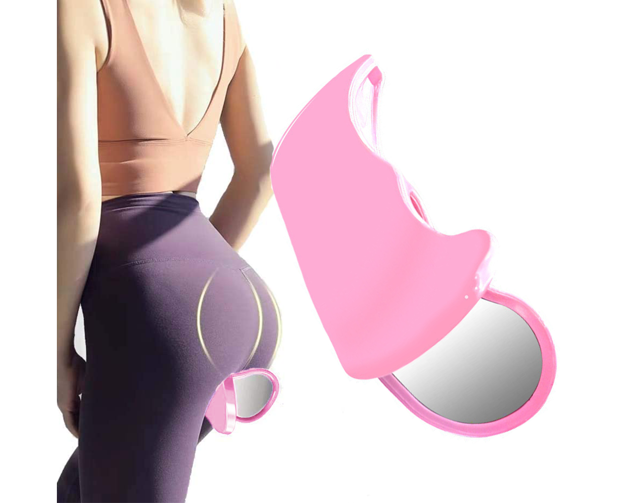 Pelvis Floor Muscle Medial Exerciser Hip Muscle&Inner Thigh Trainer Correction Beautiful Buttocks for Women - Pink - Image 1