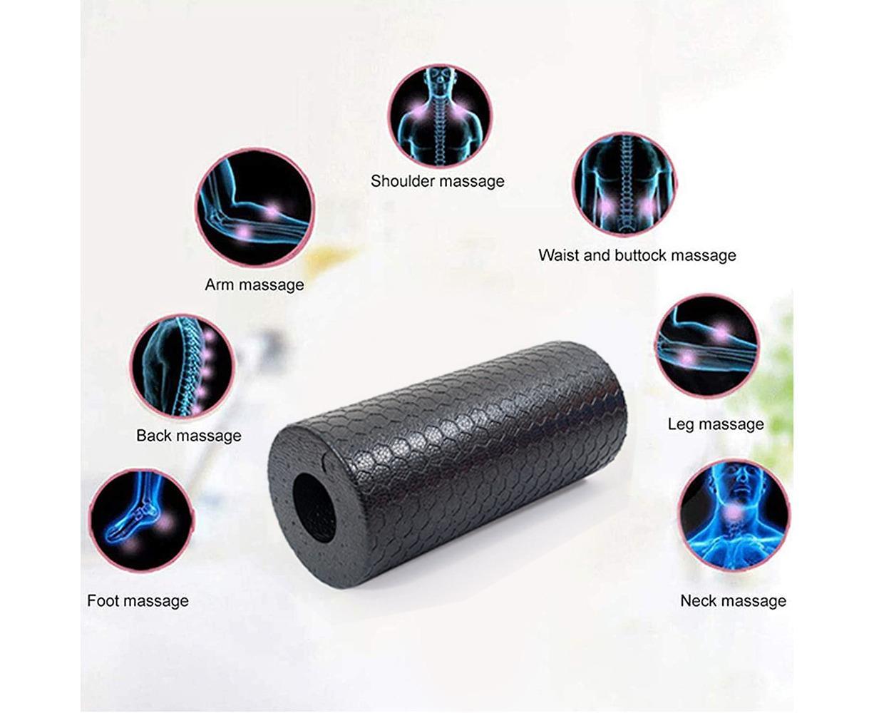 Standard fascia roll. Original massage roller for fascia training - Training role in various - Black - Image 8