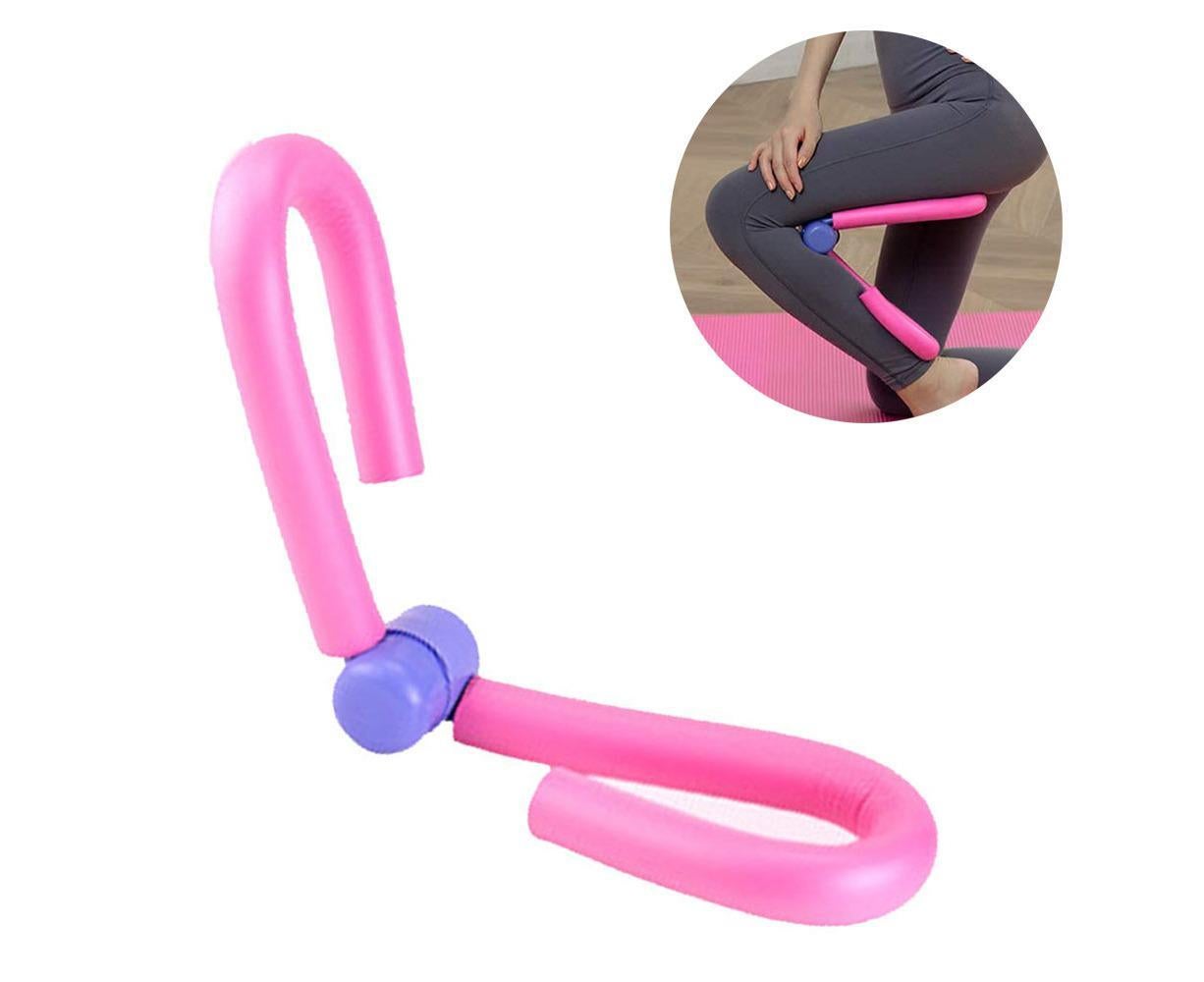 Thigh Master Trainer Exerciser, Thigh Trimmer Leg Exercise Thin Legs Training Device Weight Loss Home Gym Trainer Equipment for Women and Men - Pink - Image 2