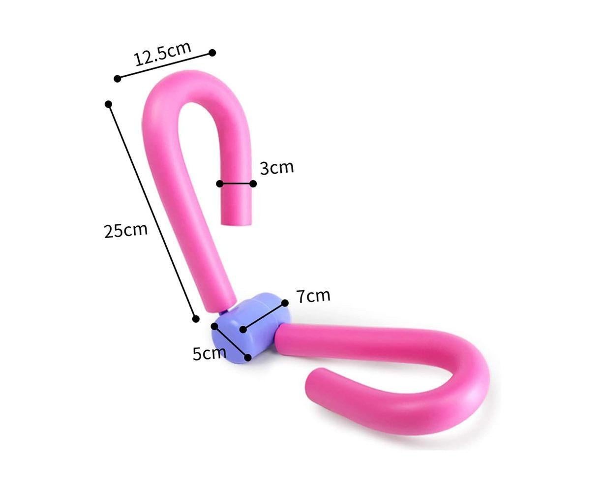 Thigh Master Trainer Exerciser, Thigh Trimmer Leg Exercise Thin Legs Training Device Weight Loss Home Gym Trainer Equipment for Women and Men - Pink - Image 5