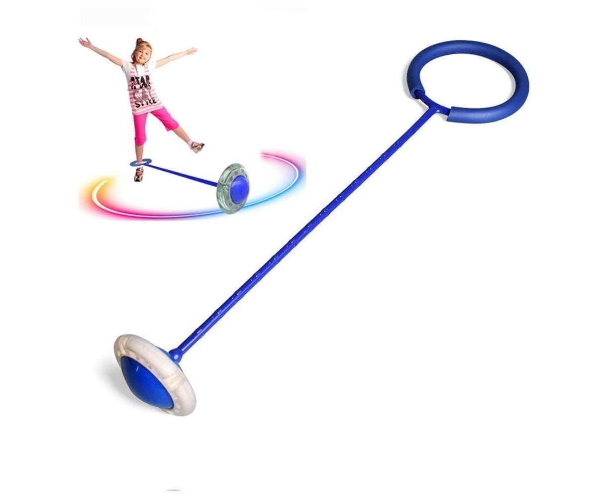 Boy and Girl Jumping Ball, Fitness Jumping Sports Swing Ball, Boy and Girl Fitness Fat Burning Skipping-Blue - Image 2