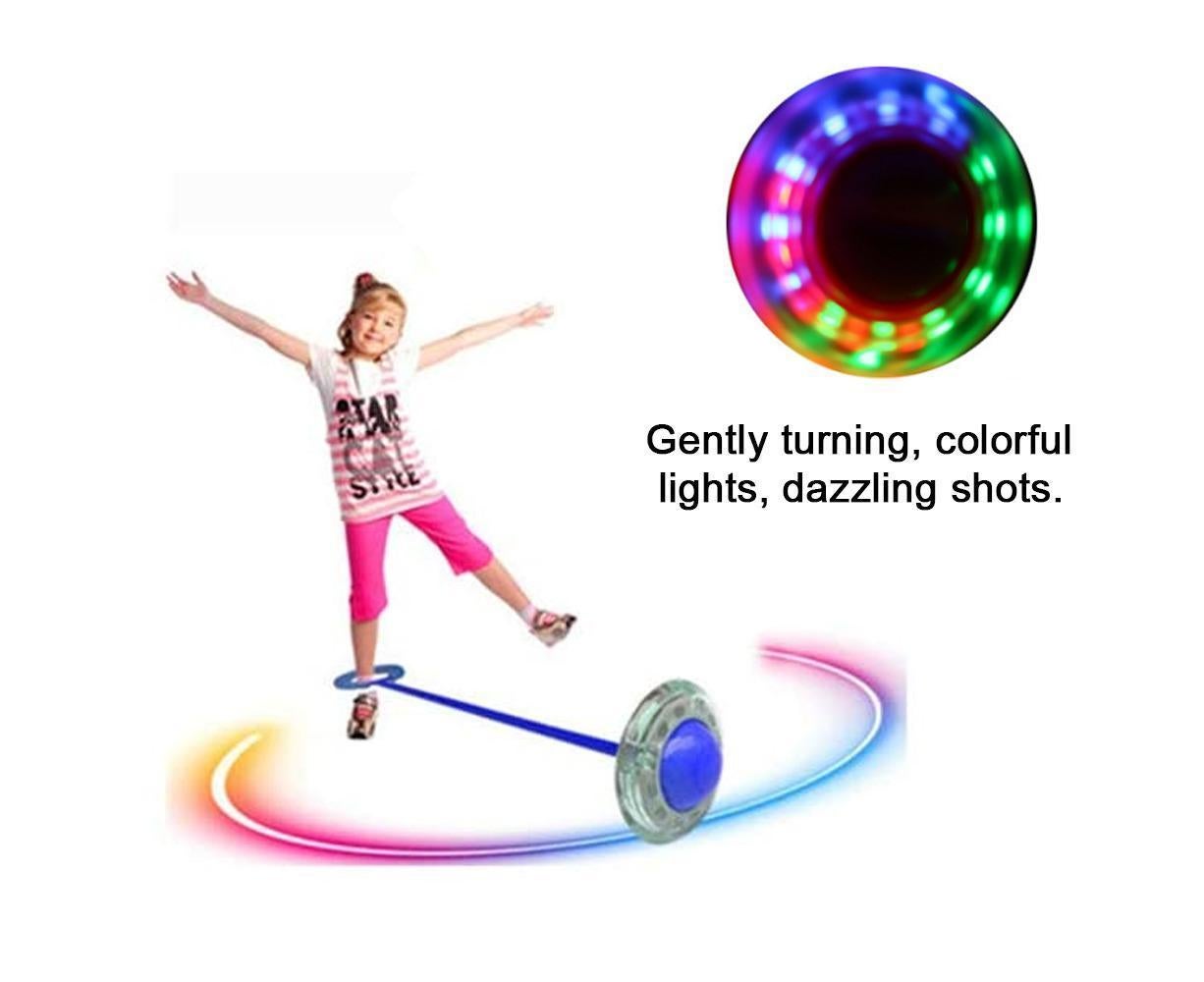 Boy and Girl Jumping Ball, Fitness Jumping Sports Swing Ball, Boy and Girl Fitness Fat Burning Skipping-Blue - Image 3