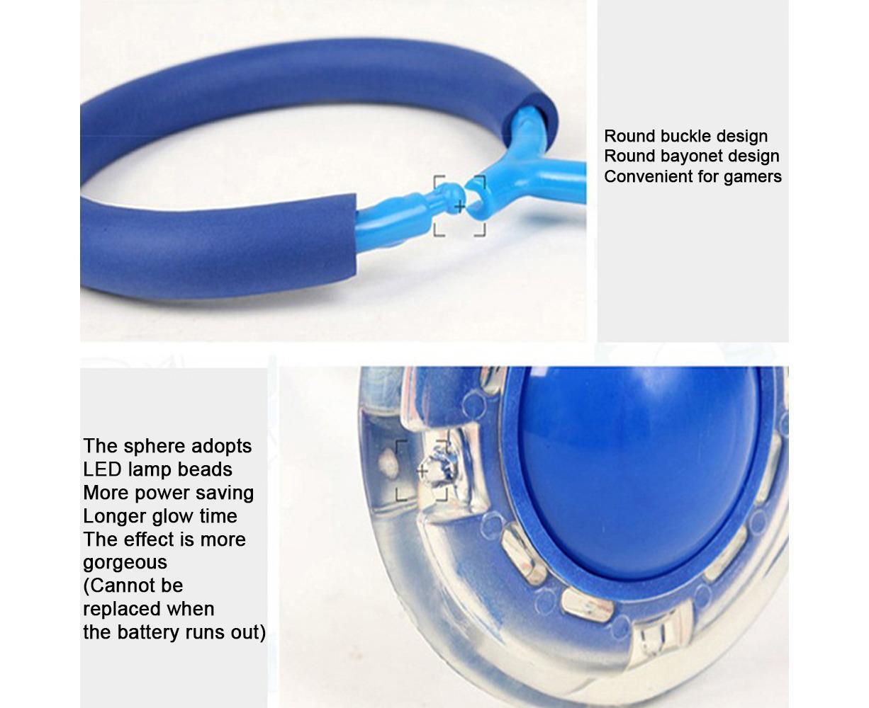 Boy and Girl Jumping Ball, Fitness Jumping Sports Swing Ball, Boy and Girl Fitness Fat Burning Skipping-Blue - Image 7
