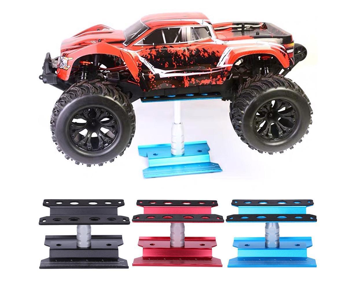 Metal Repair Station Stand Platform for 1/8 1/10 1/16 Remote Control Crawl Car Blue - Image 2