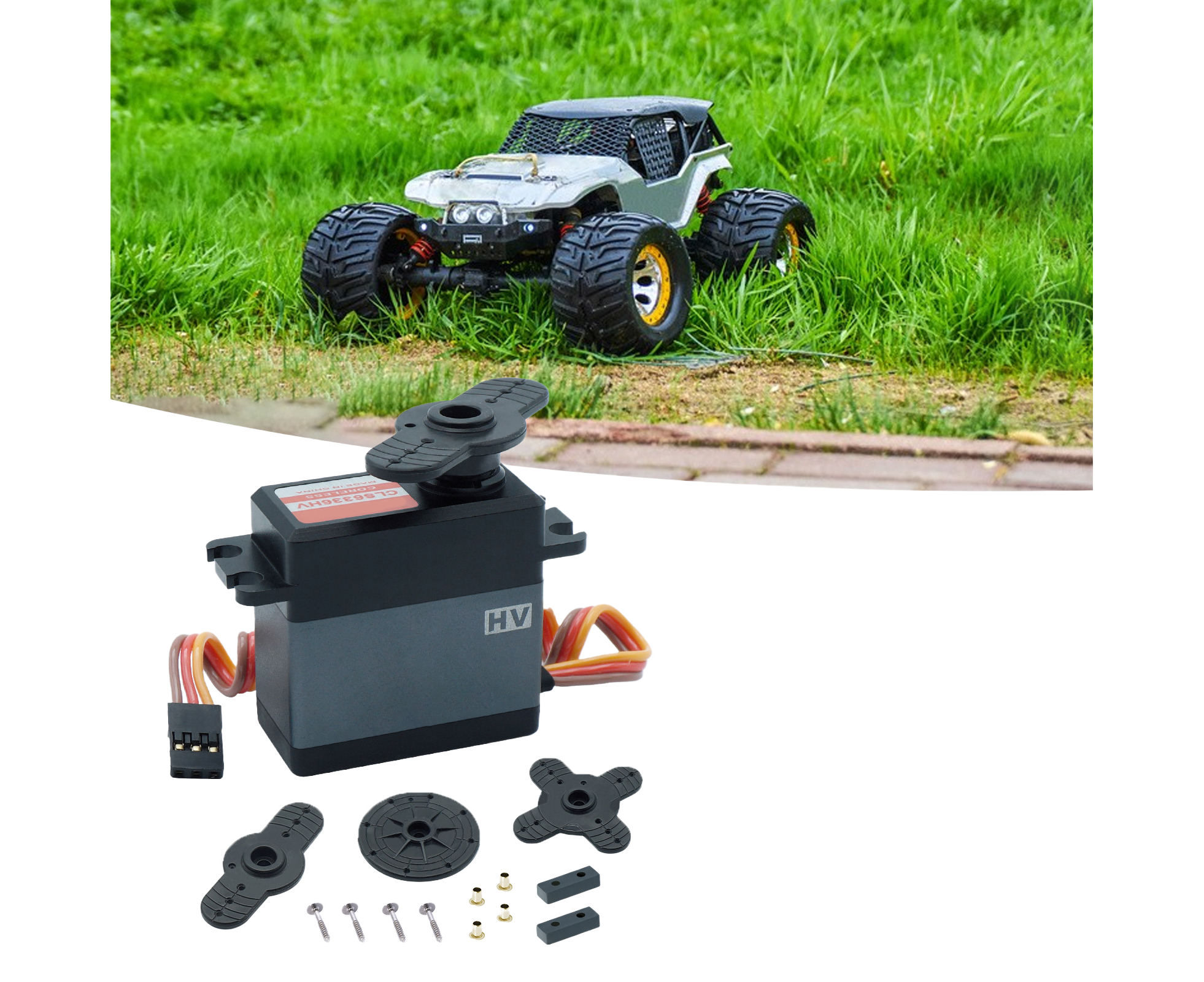 Model Servo Durable Practical Universal Eco-friendly High Hardness Multipurpose Plastic/Metal High-speed 36KG Large Torque Accessories - Image 1
