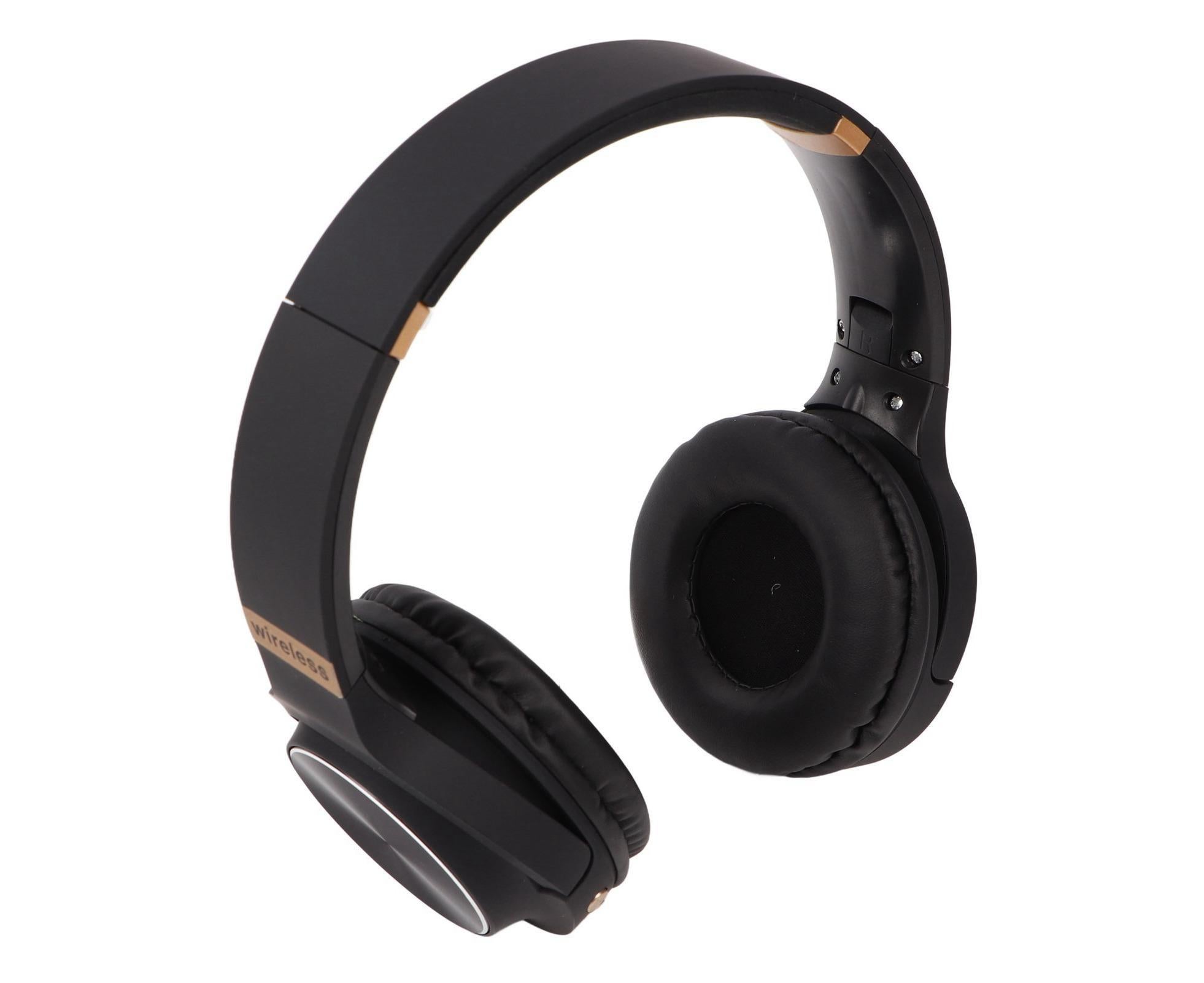 Foldable Bluetooth Headset Multifunction Noise Canceling HiFi Stereo Wireless Bluetooth Headphones Black - Image 3