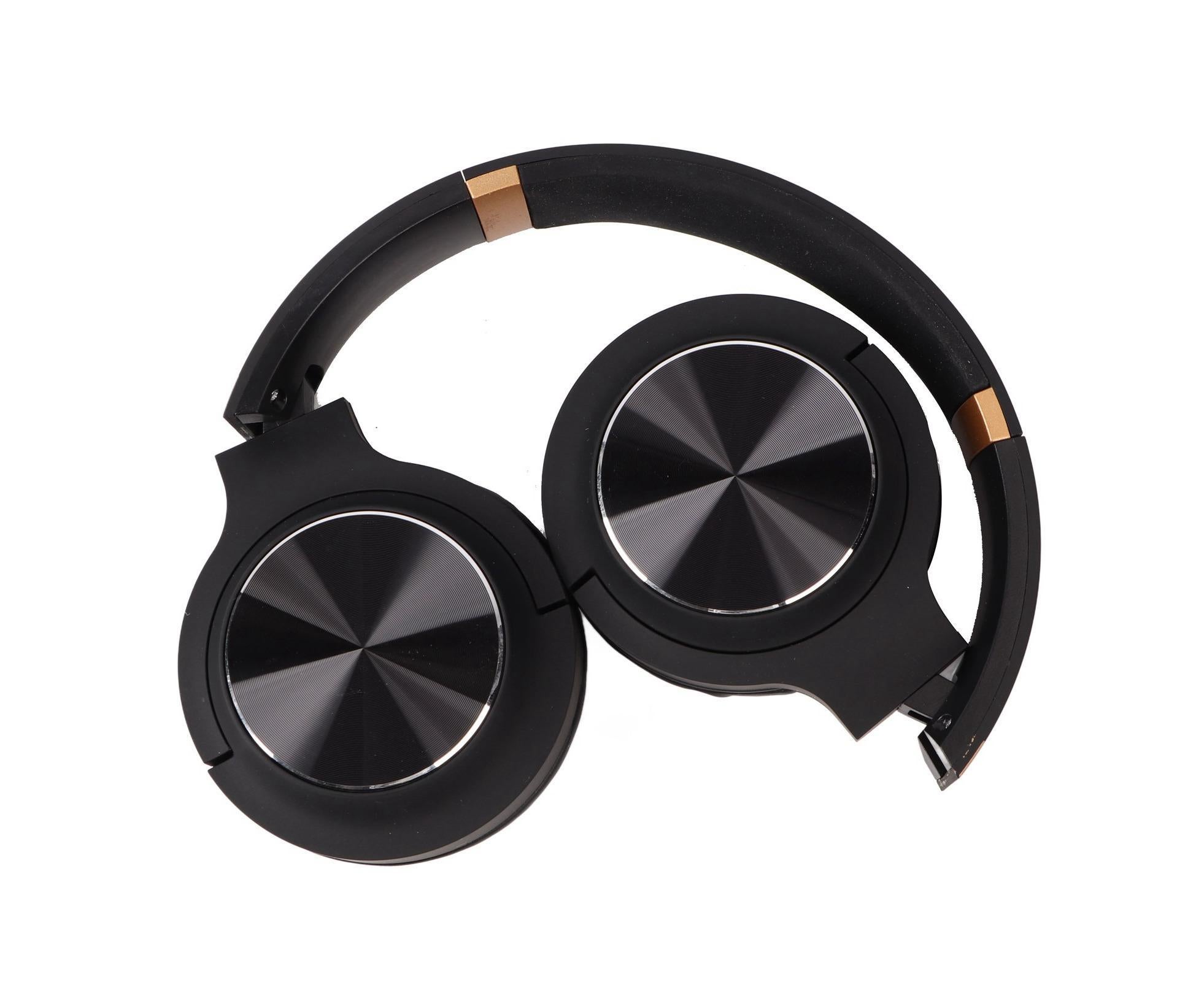 Foldable Bluetooth Headset Multifunction Noise Canceling HiFi Stereo Wireless Bluetooth Headphones Black - Image 4