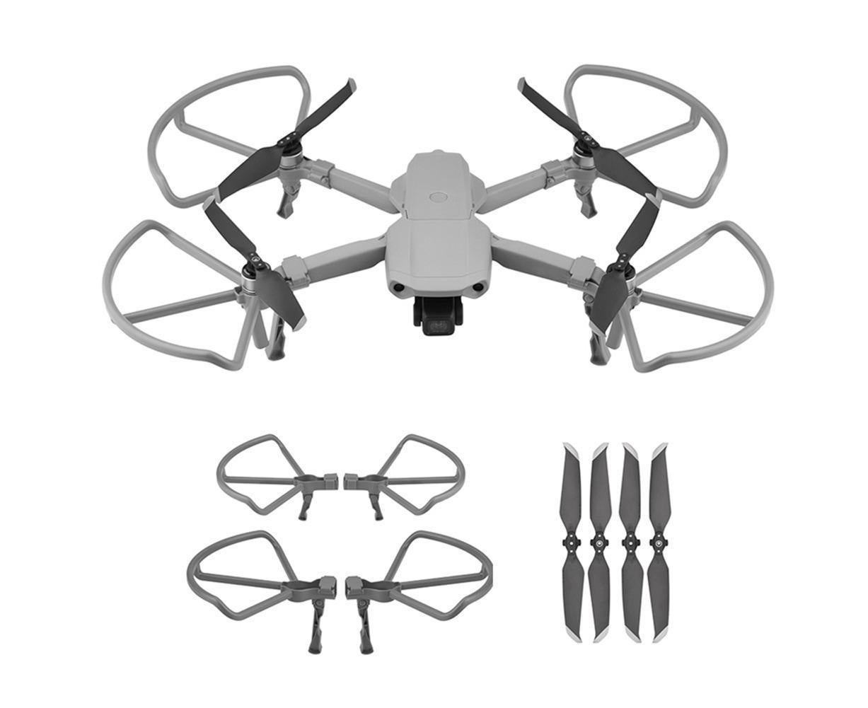 Propeller Blade Guard Circles Protector Accessories Kit for DJI Mavic Air 2 Grey Silver - Image 1