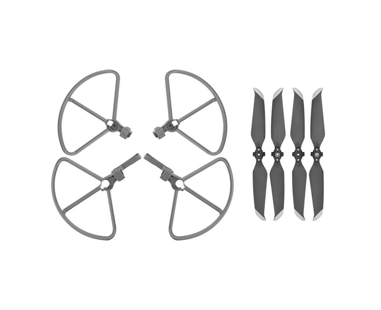 Propeller Blade Guard Circles Protector Accessories Kit for DJI Mavic Air 2 Grey Silver - Image 2