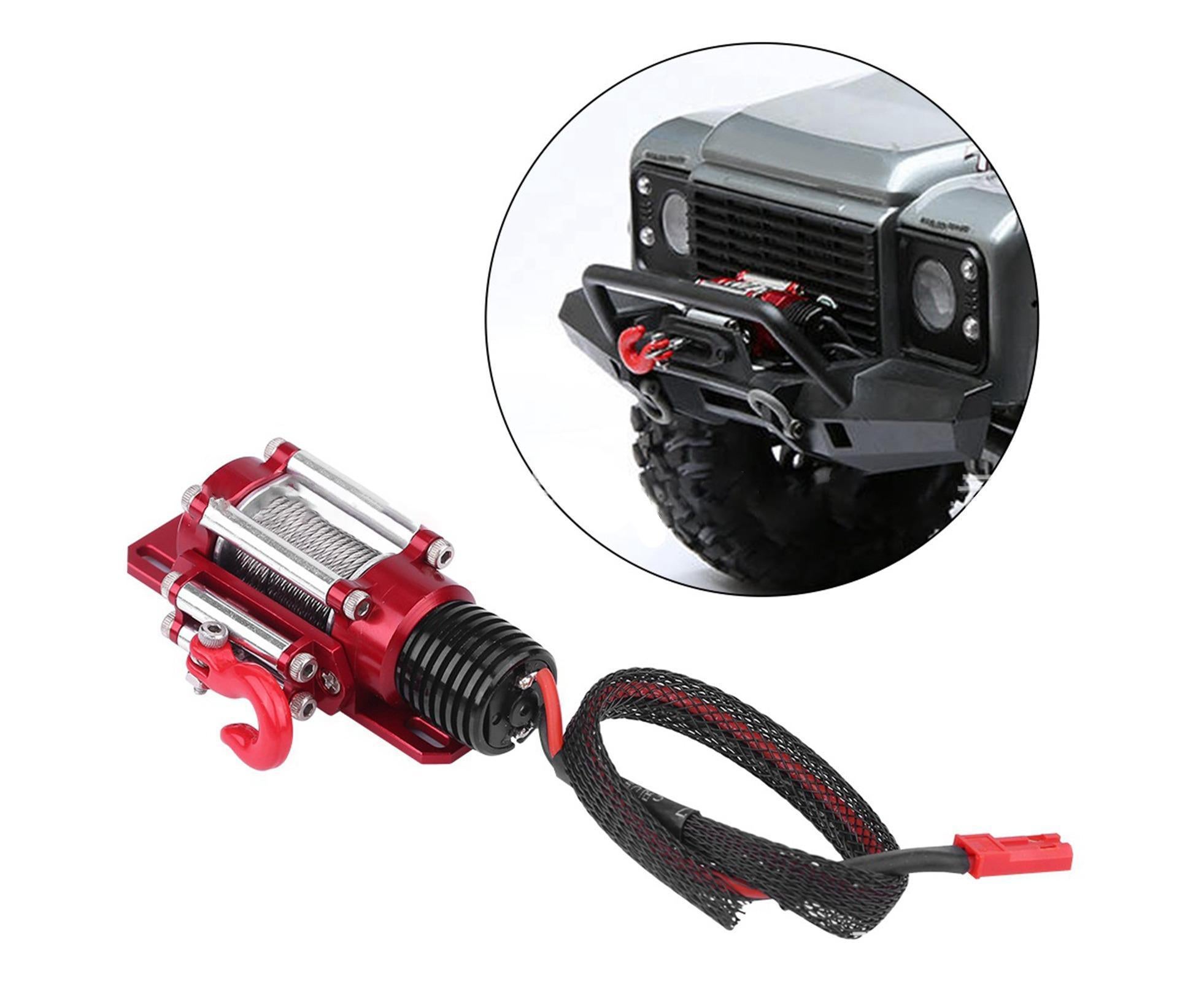 RC Car Winch Practical Durable Lightweight Creative Portable Replacement Metal 1/10 RC Car Automatic Crawler Winch Set - Image 4