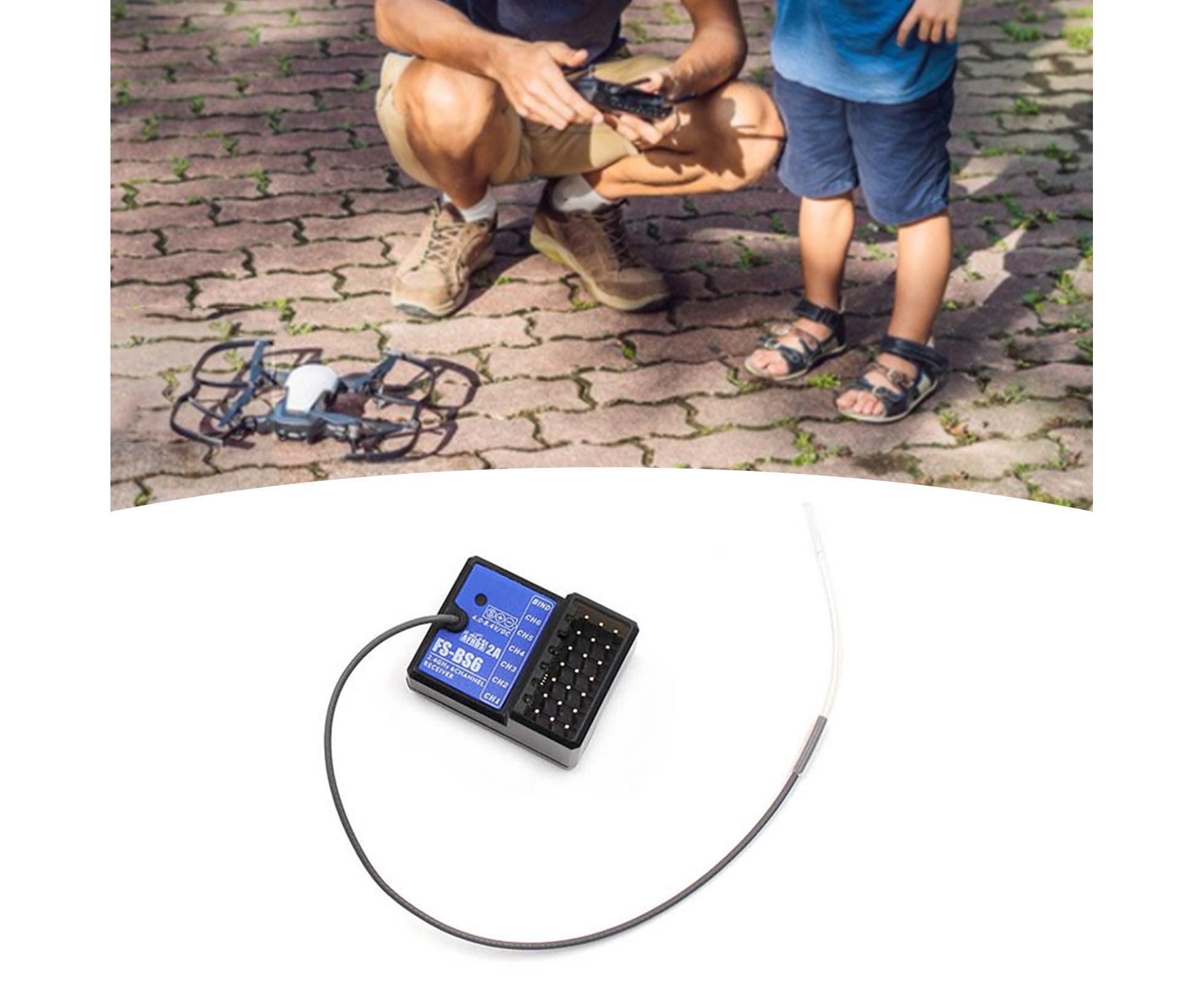 RC Receiver Durable Practical Useful secure Sturdy Portable Plastic RC Car Boat 2.4GHz 6 Channel Receiver - Image 3