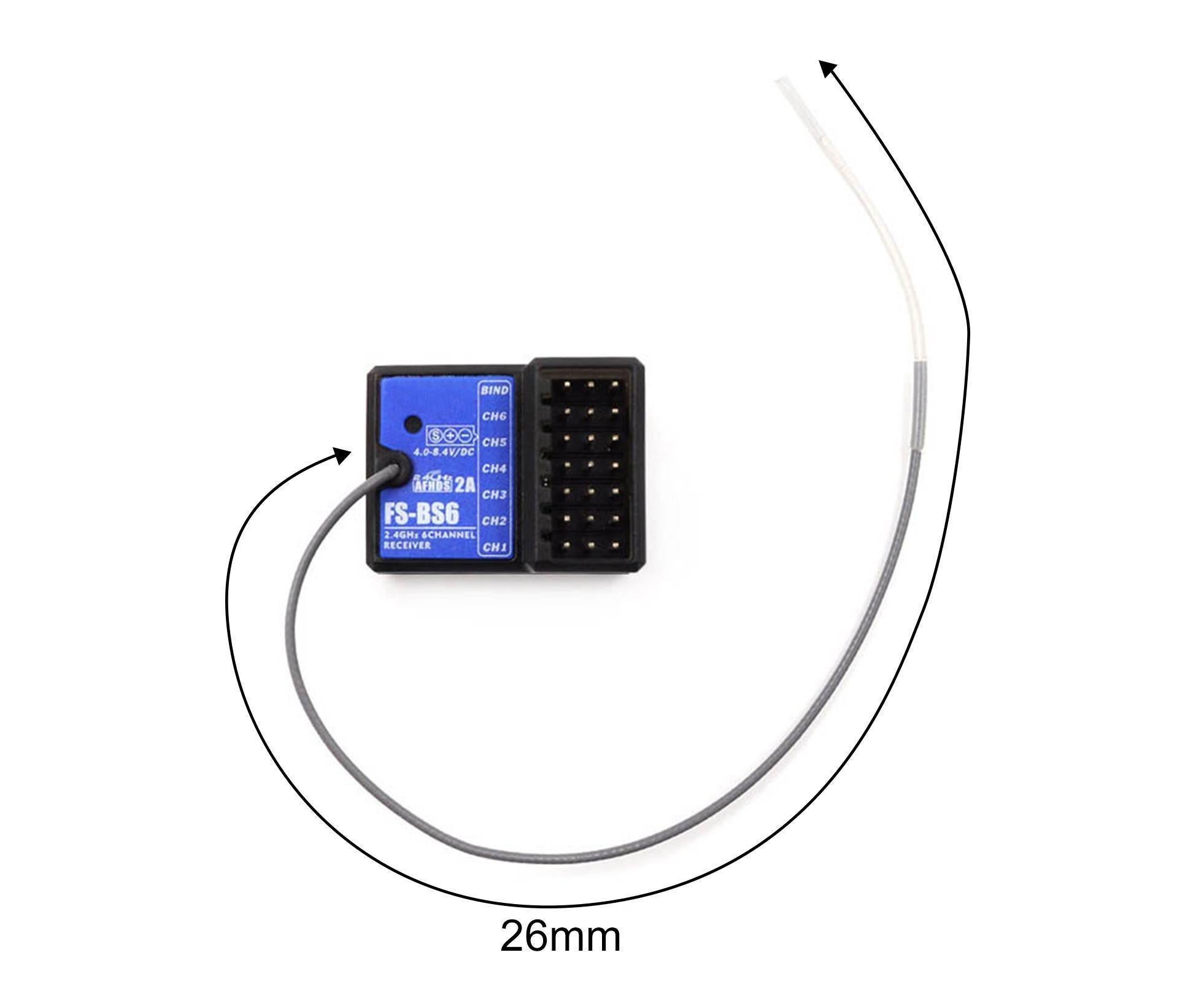 RC Receiver Durable Practical Useful secure Sturdy Portable Plastic RC Car Boat 2.4GHz 6 Channel Receiver - Image 7