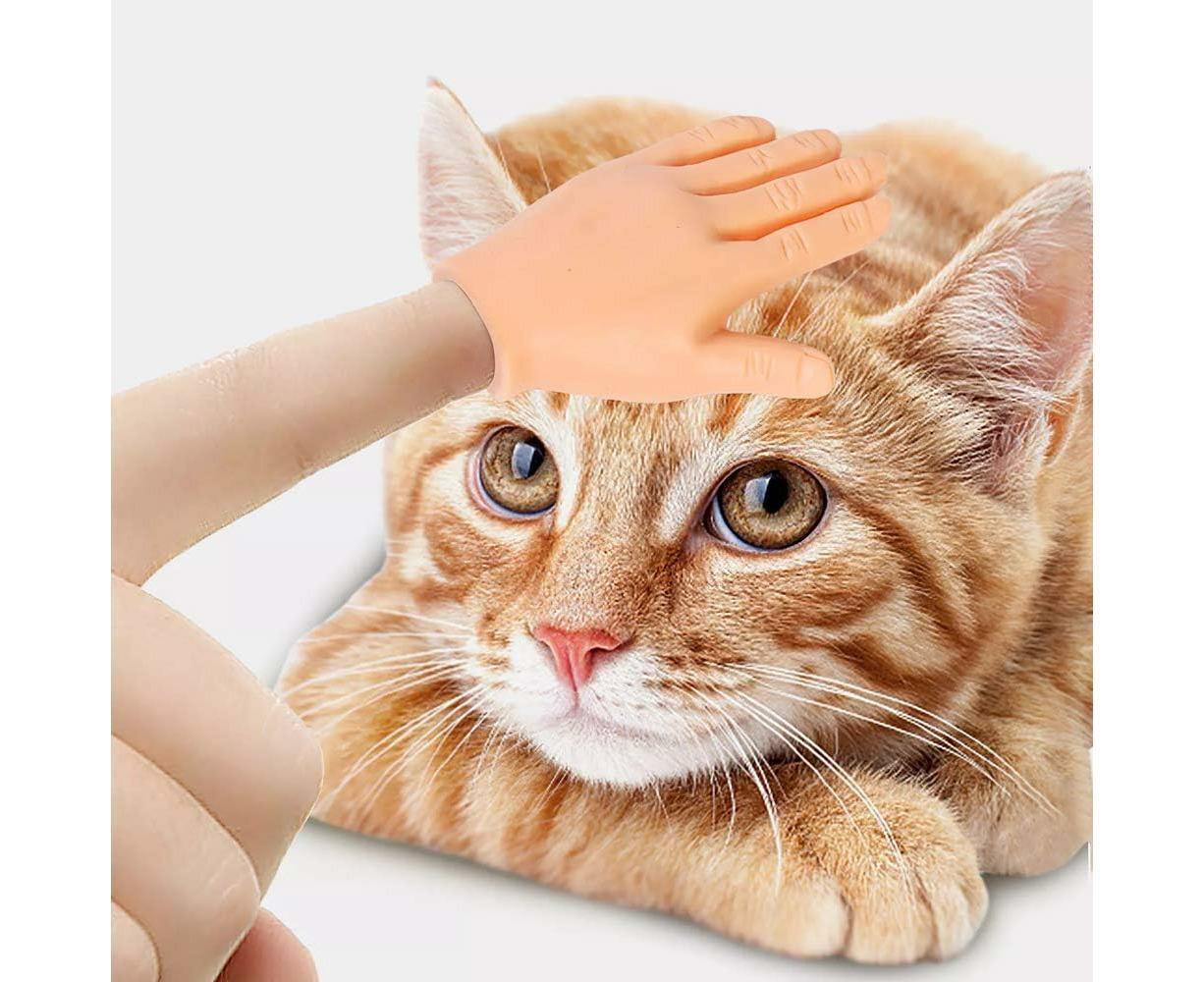 Tiny Finger Hands Novelty Toys,Adult Boy and Girl Party Small Hand Finger Fidget Finger Toys Hand Palm Finger Puppets(Scissors Hand) - Image 4