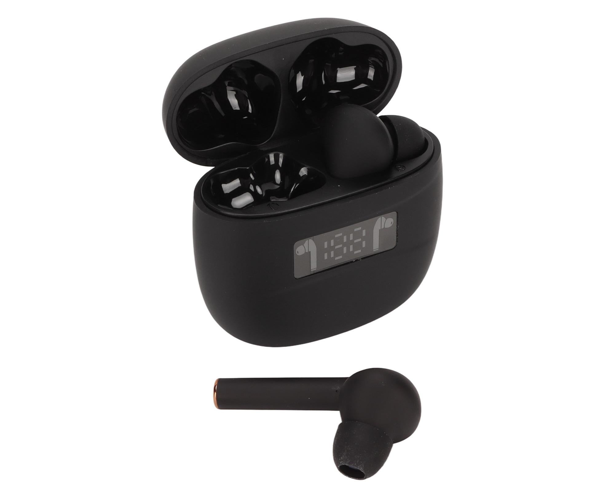 Language Translator Earbuds Support 144 Languages Online Translation Wireless Translator Device with Digital Display Black - Image 1