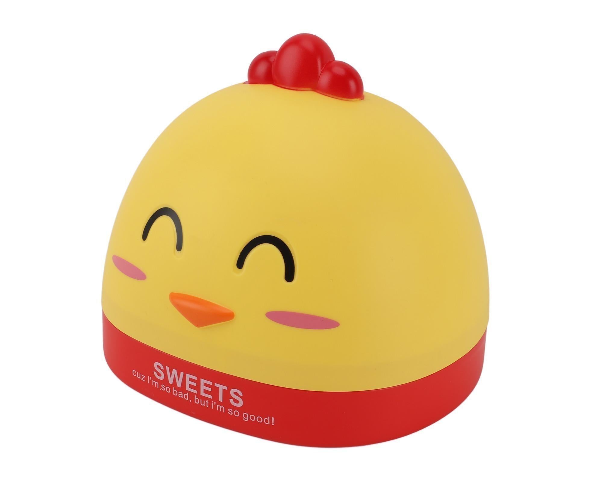Tissue Dispenser Box Plastic Cartoon  Shaped Tissue Container for Countertop Yellow - Image 5