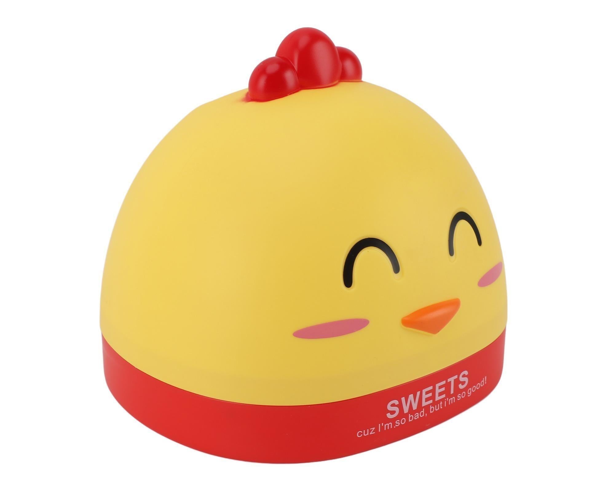 Tissue Dispenser Box Plastic Cartoon  Shaped Tissue Container for Countertop Yellow - Image 6
