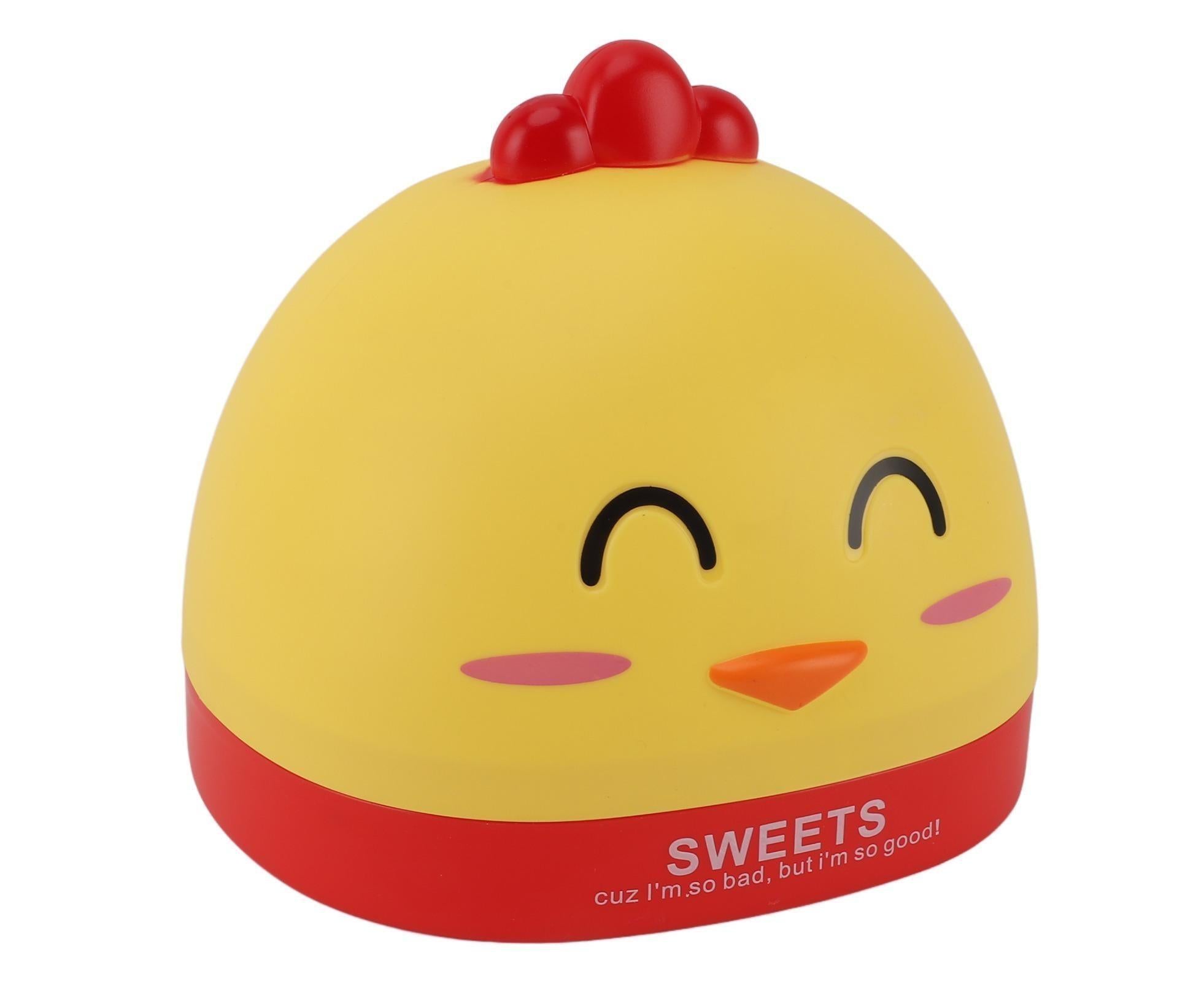 Tissue Dispenser Box Plastic Cartoon  Shaped Tissue Container for Countertop Yellow - Image 7