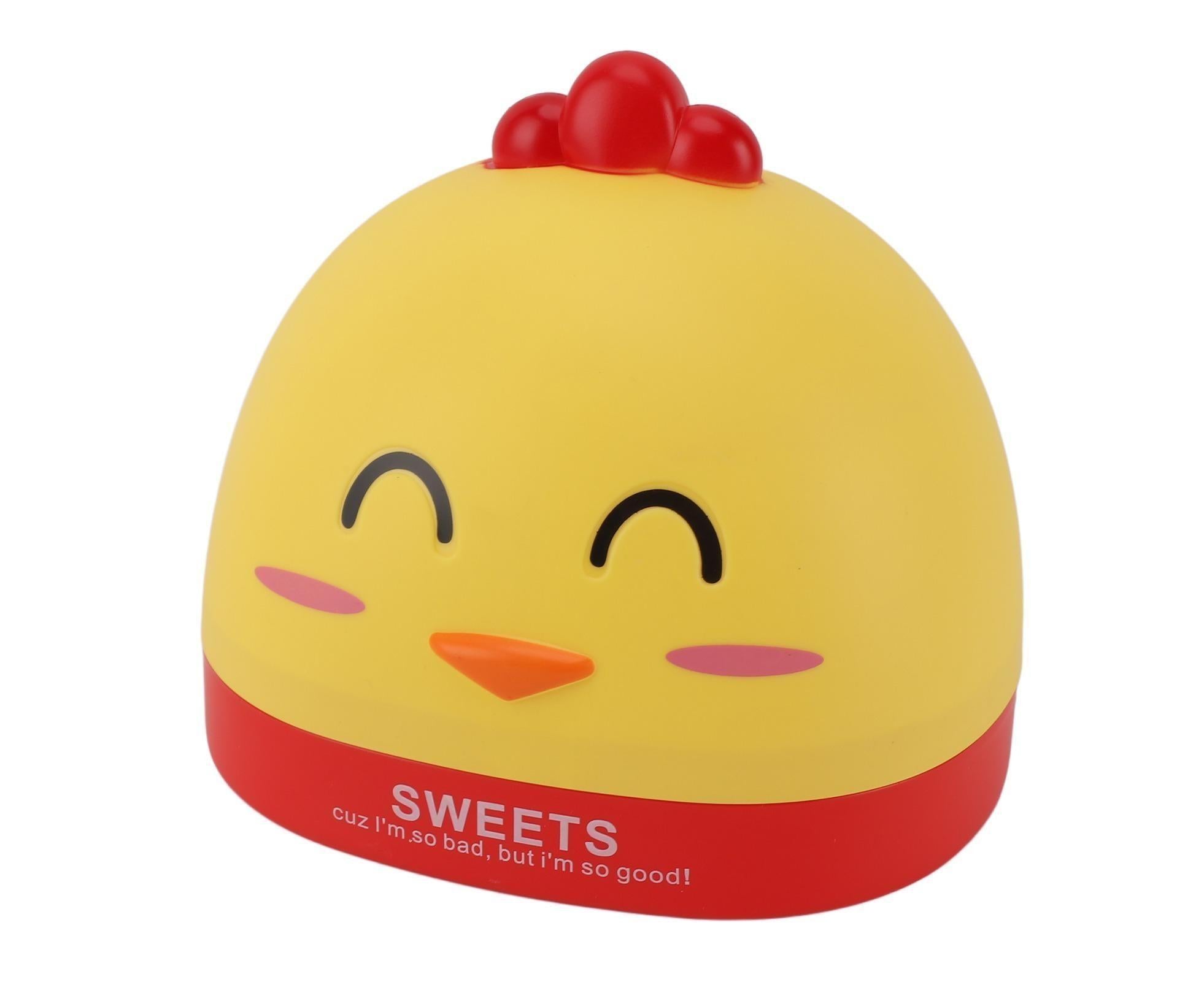 Tissue Dispenser Box Plastic Cartoon  Shaped Tissue Container for Countertop Yellow - Image 8