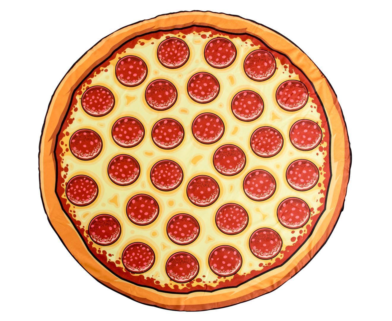 BigMouth Inc. 152cm Gigantic Pizza Beach Blanket Outdoor Pool Travel Mat Round - Image 2