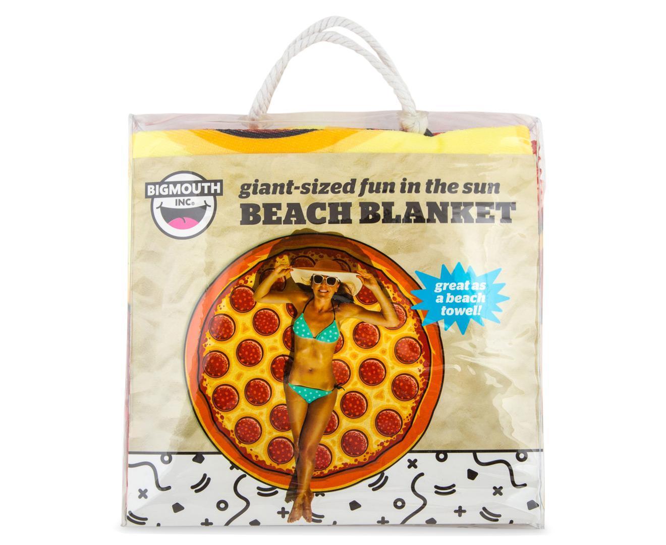 BigMouth Inc. 152cm Gigantic Pizza Beach Blanket Outdoor Pool Travel Mat Round - Image 6