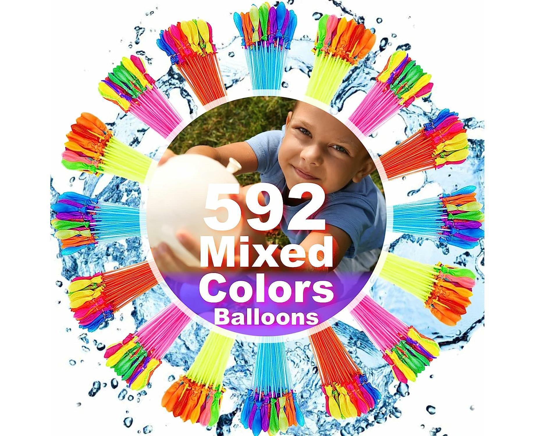 Water Balloons 592 Rapid-Filling Self-Sealing Instant Water Balloons For Outdoor Family, Teenager Summer Fun - Image 1