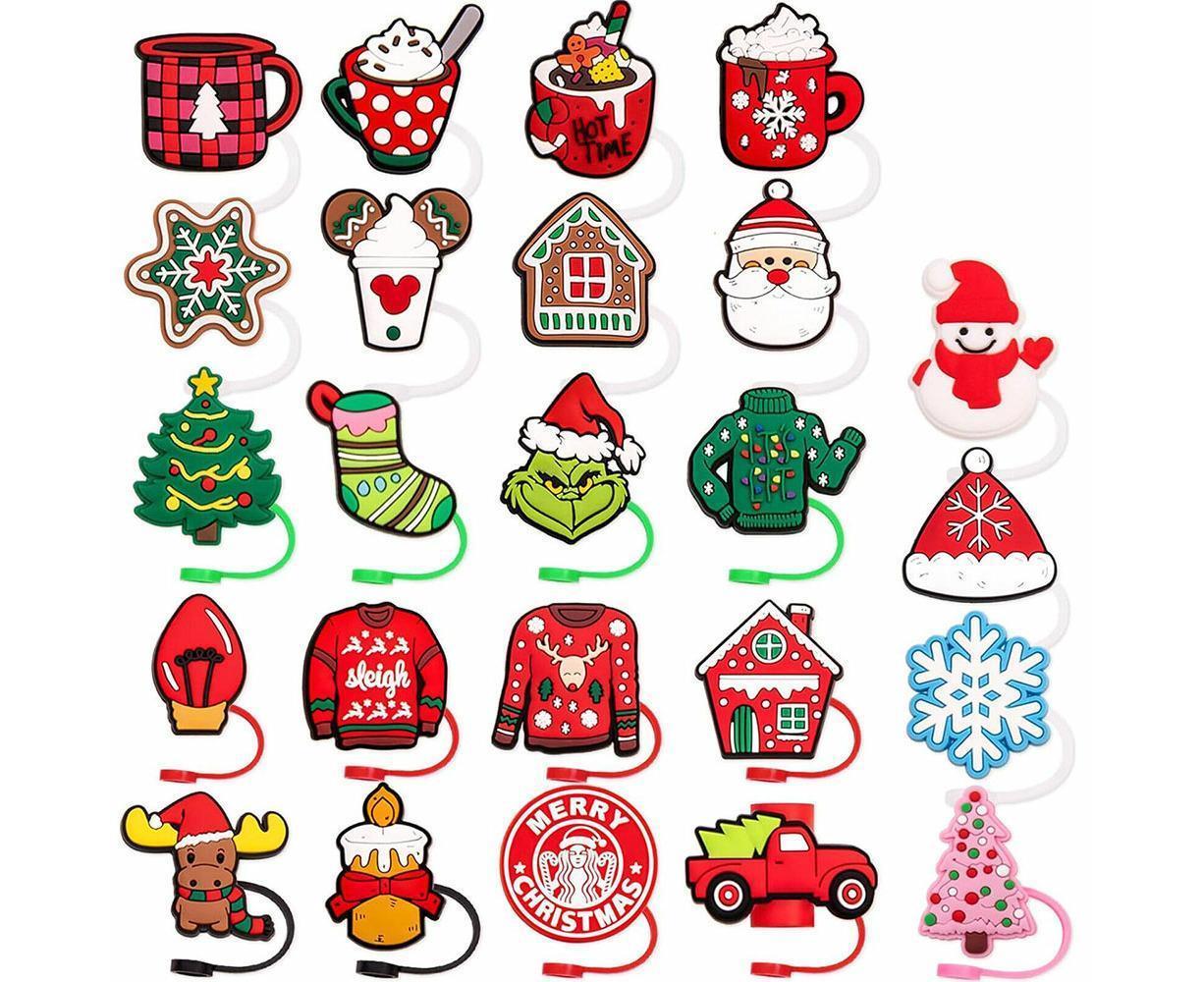 2024 Advent Calendar 24 Days of Christmas Surprises with 10mm Straw Toppers - Image 4