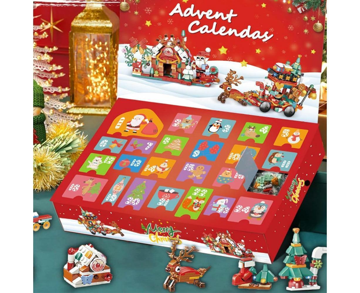 2024 Advent Calendar Christmas Building Block 24 Days Countdown Surprise Box - Image 3