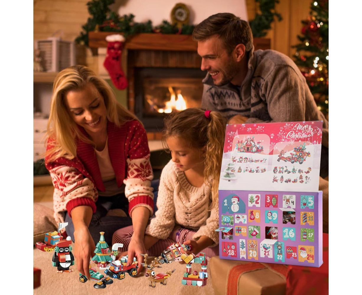 2024 Advent Calendar Christmas Building Block 24 Days Countdown Surprise Box - Image 3