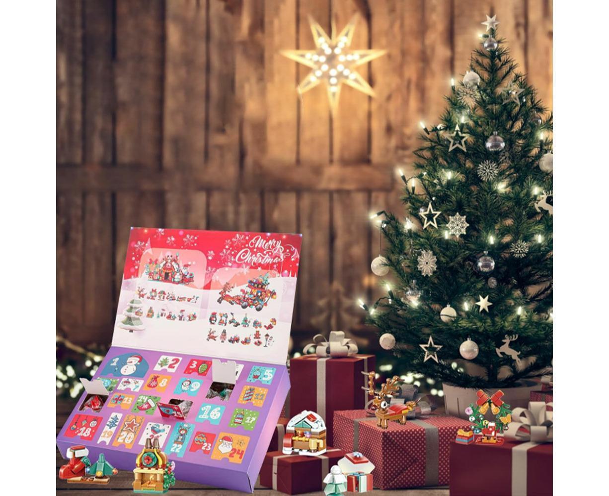 2024 Advent Calendar Christmas Building Block 24 Days Countdown Surprise Box - Image 4