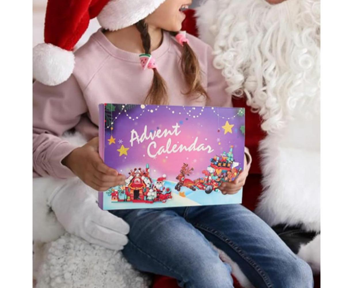 2024 Advent Calendar Christmas Building Block 24 Days Countdown Surprise Box - Image 5