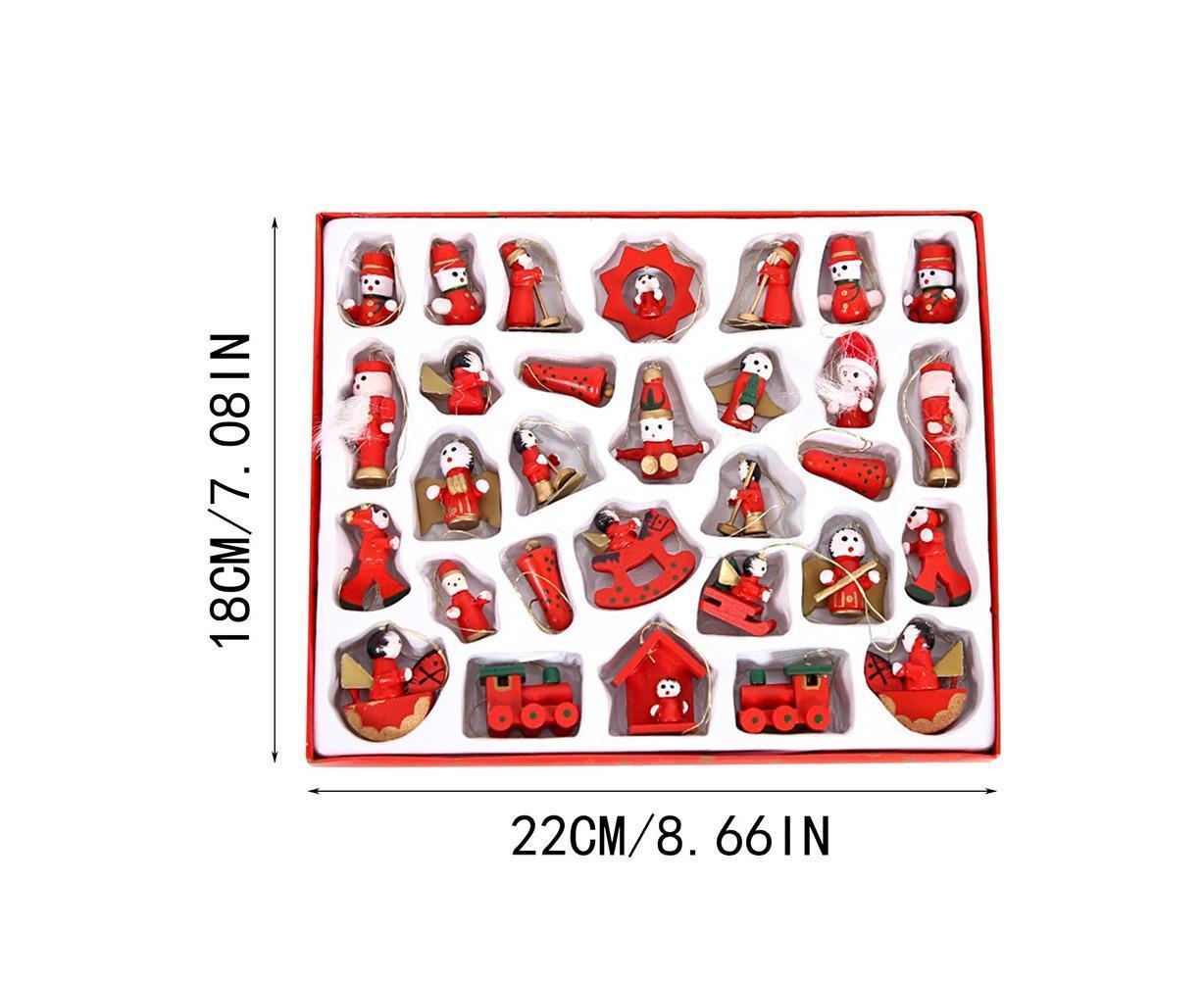 2024 Christmas Advent Calendars Countdown Toys Set for Girls Boys Surprise Gift Christmas Tree Different Decoration Pendant - Image 2