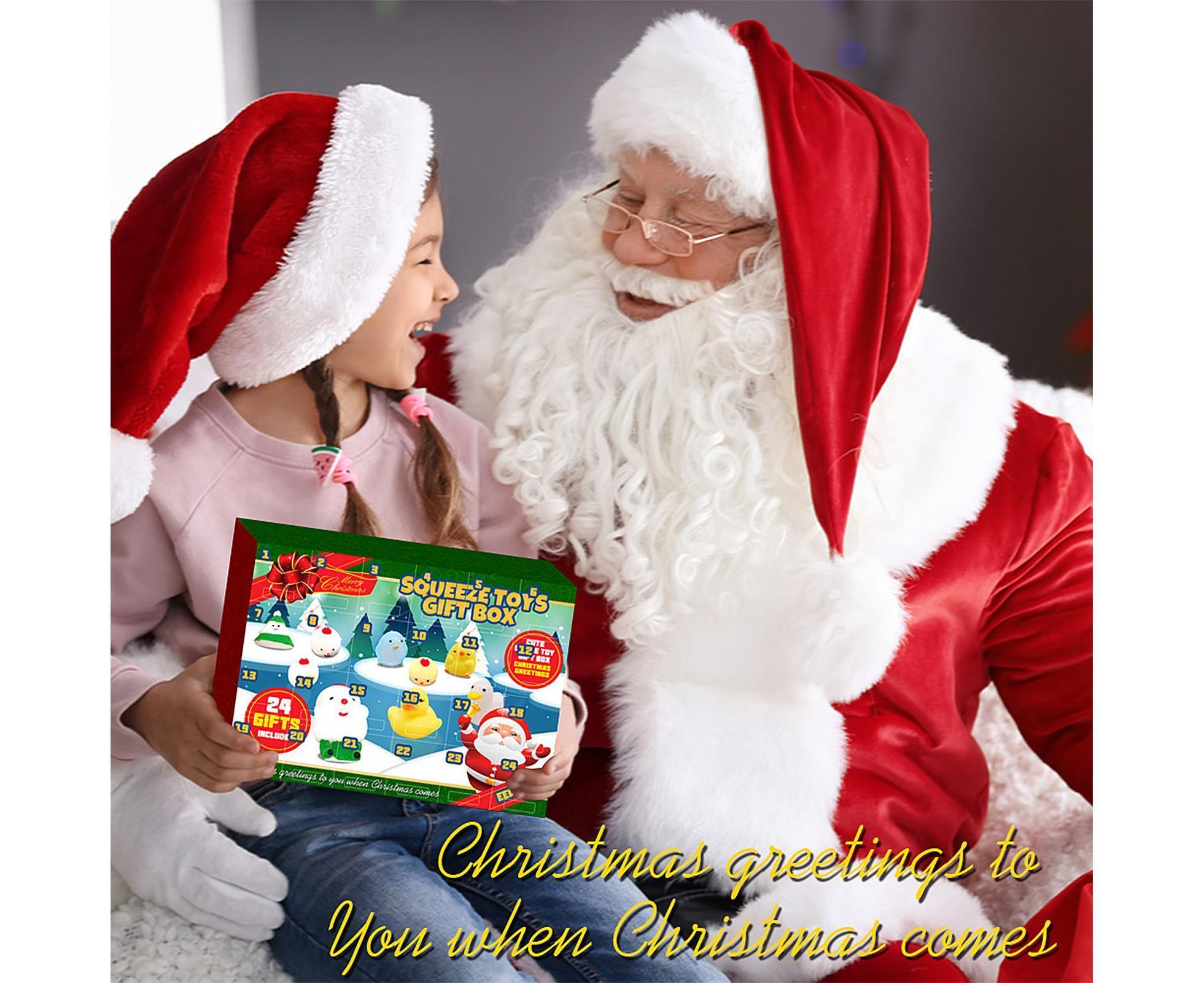 24 Days of Christmas Blind Calendar Christmas Squeeze Gift Box - Image 5