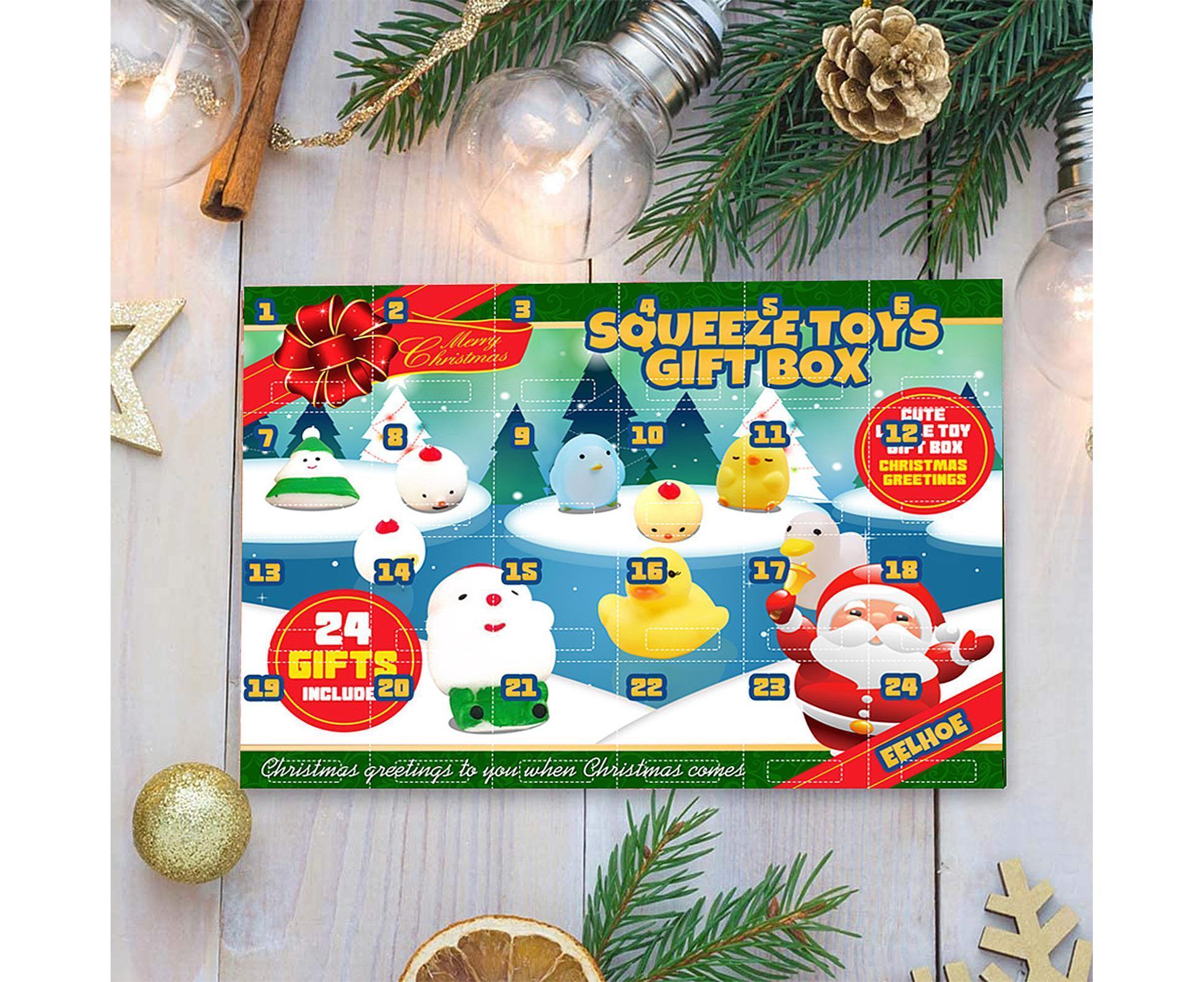 24 Days of Christmas Blind Calendar Christmas Squeeze Gift Box - Image 7