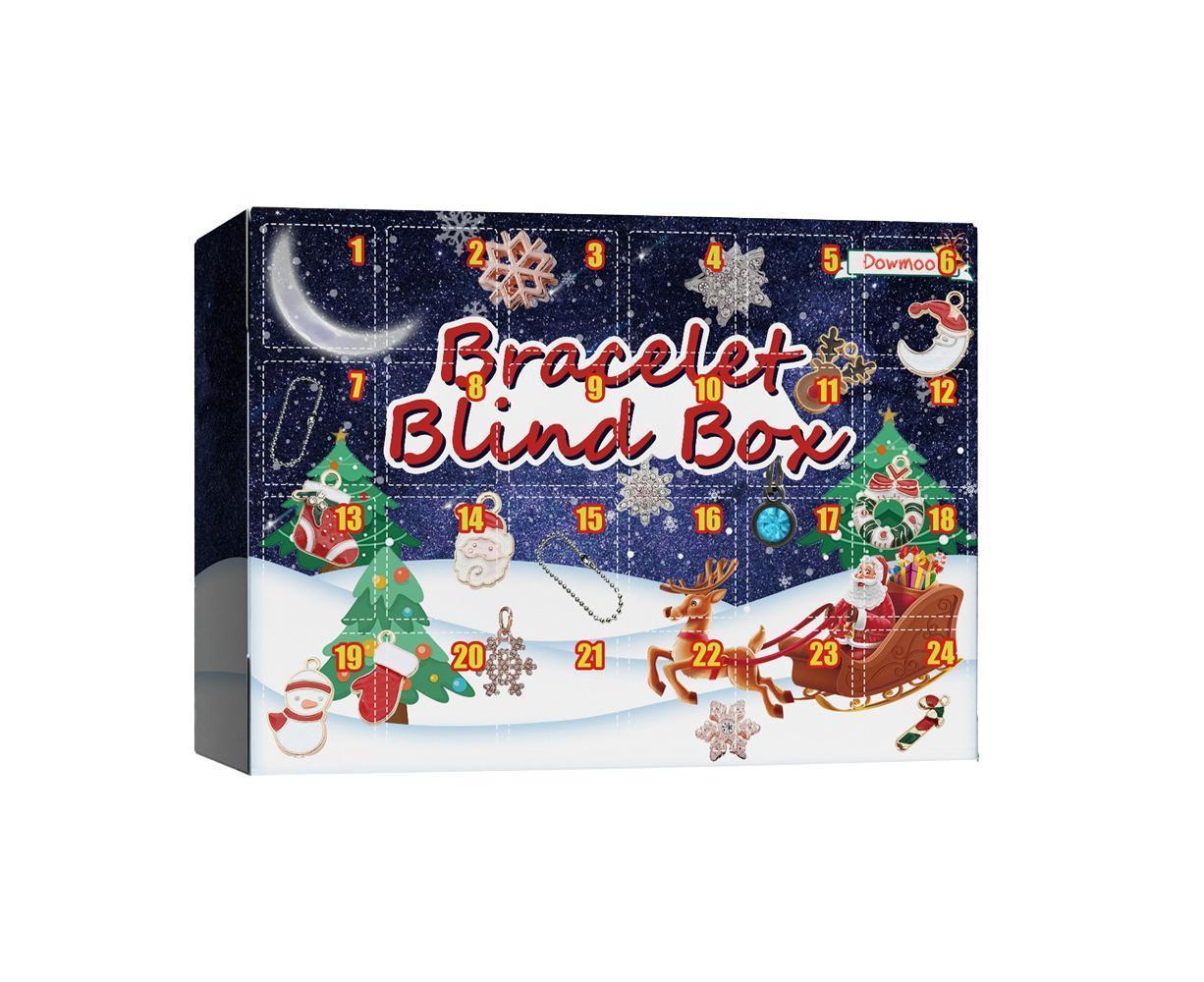 Christmas DIY Bracelet Jewelry Making Kit 24 Days Advent Calendar - Image 2