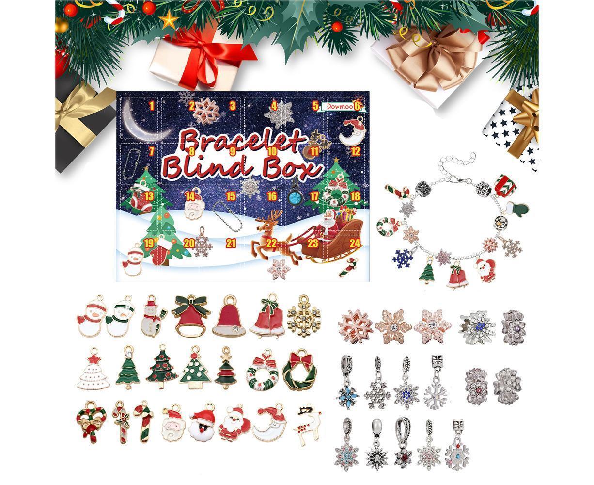 Christmas DIY Bracelet Jewelry Making Kit 24 Days Advent Calendar - Image 6