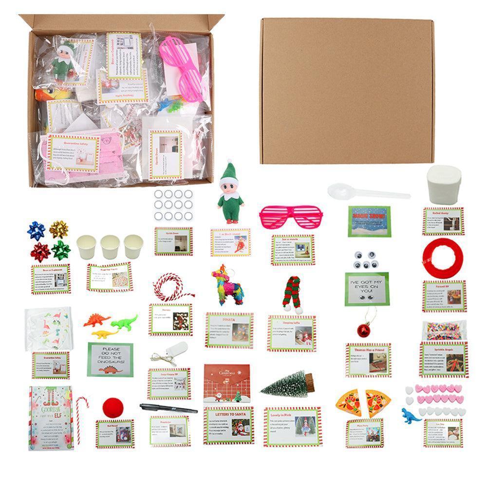 24 Days Christmas Countdown Calendars Elf Kit Xmas Blind Box - Image 1
