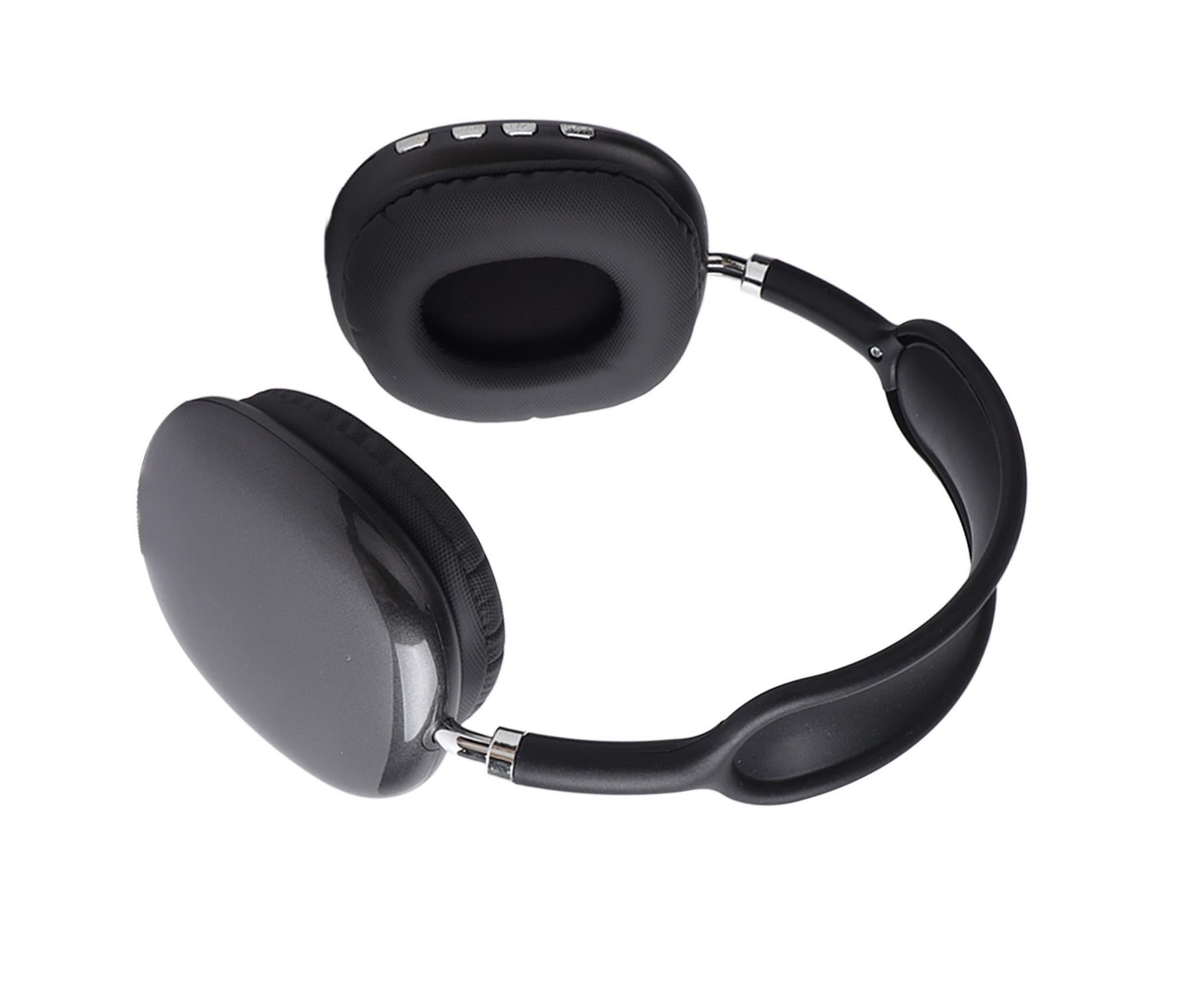 Wireless Bluetooth Headset Bluetooth 5.0 and EDR Stereo Noise Cancelling Lightweight Foldable Bluetooth Headphone Black Type 1 - Image 1