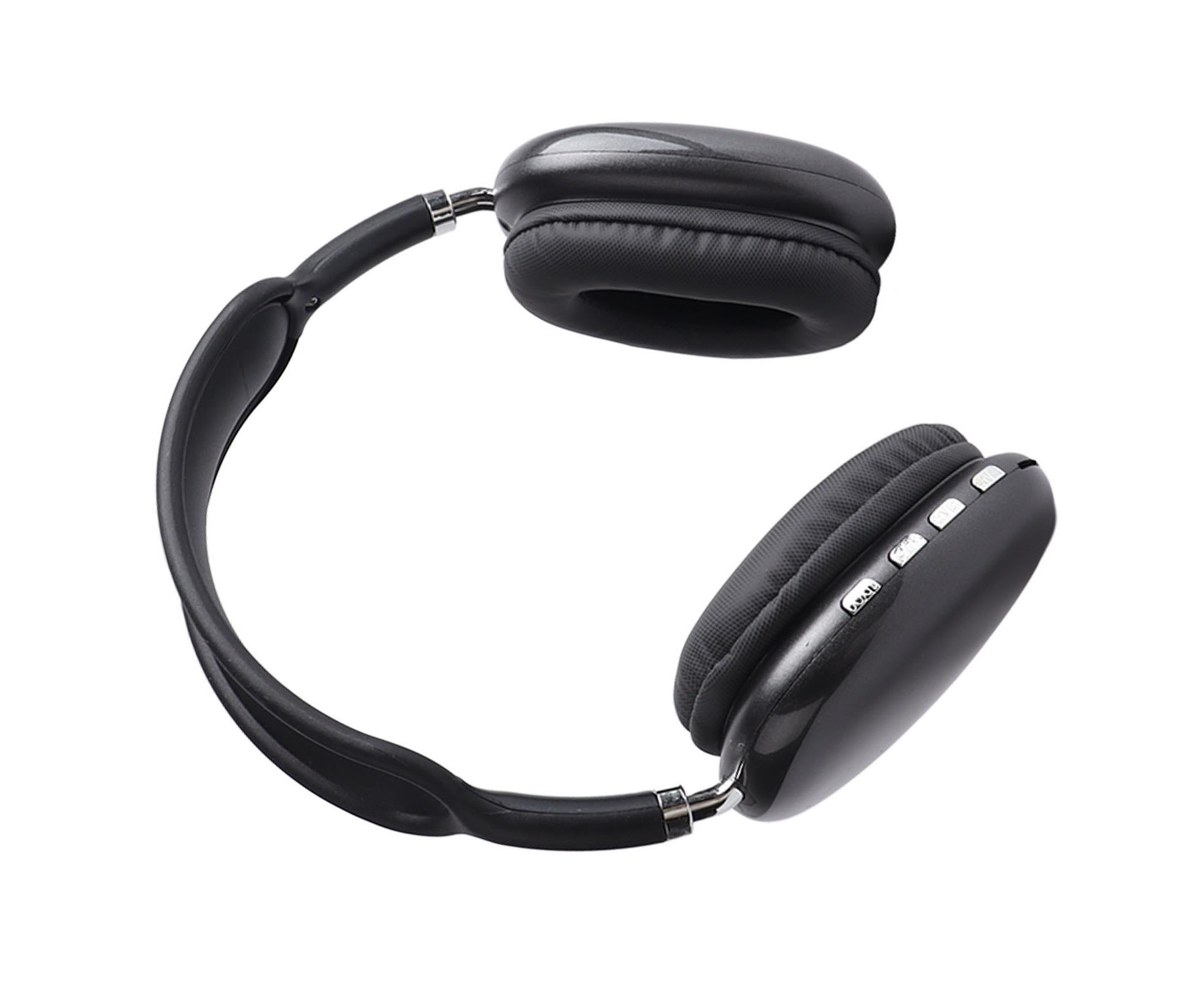 Wireless Bluetooth Headset Bluetooth 5.0 and EDR Stereo Noise Cancelling Lightweight Foldable Bluetooth Headphone Black Type 1 - Image 3