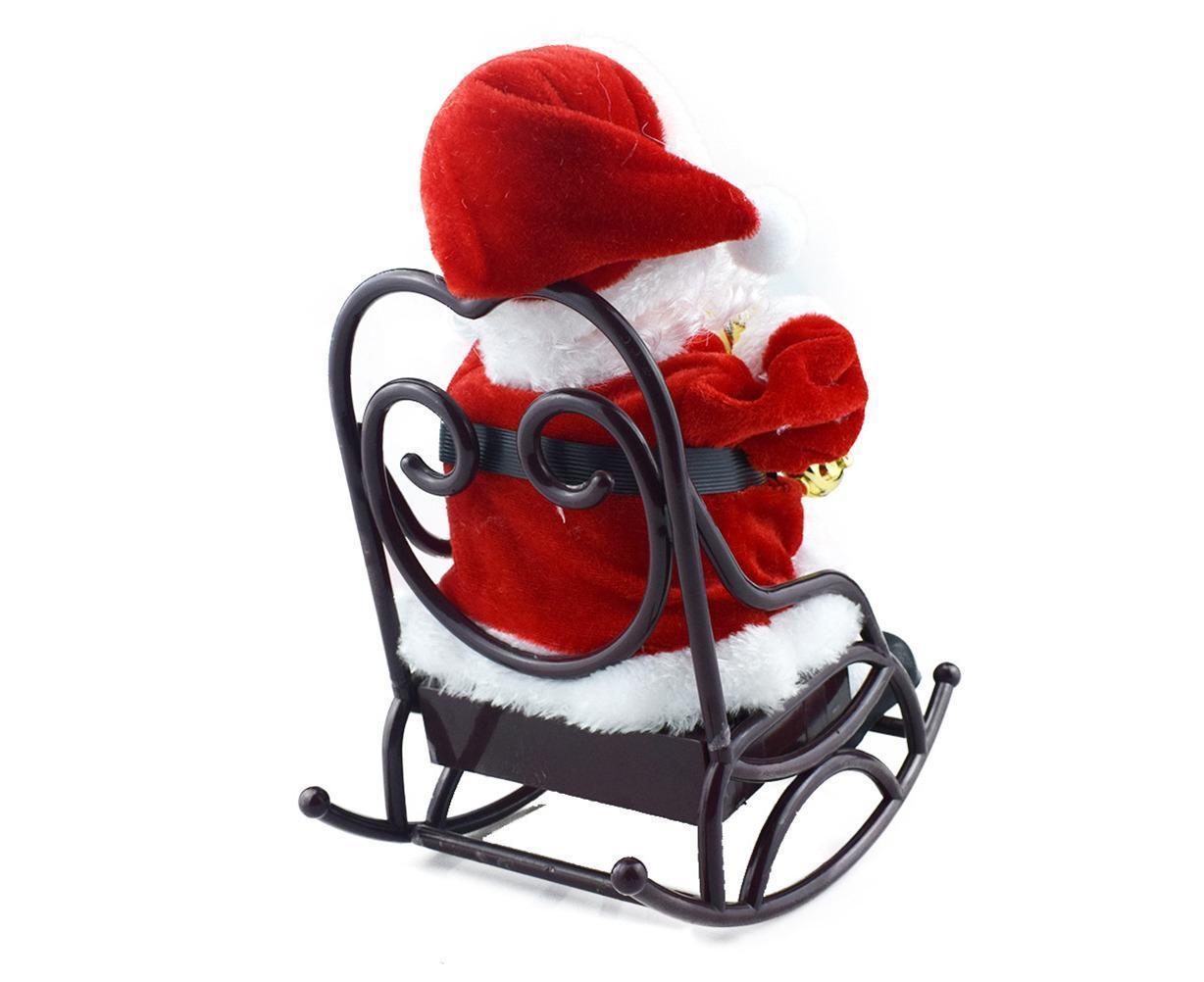 2024 Christmas Playing Saxophone Santa Claus in Chair with Music Electric Funny Santa Decoration Christmas Gifts - Image 7