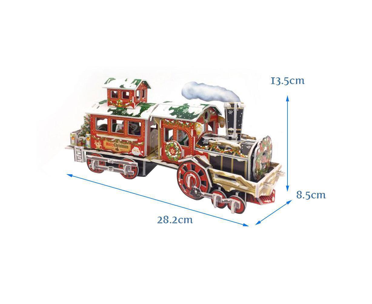 3D Christmas Train Jigsaw Puzzles Jigsaw Express for Christmas Birthday and Valentine Gift - Image 2