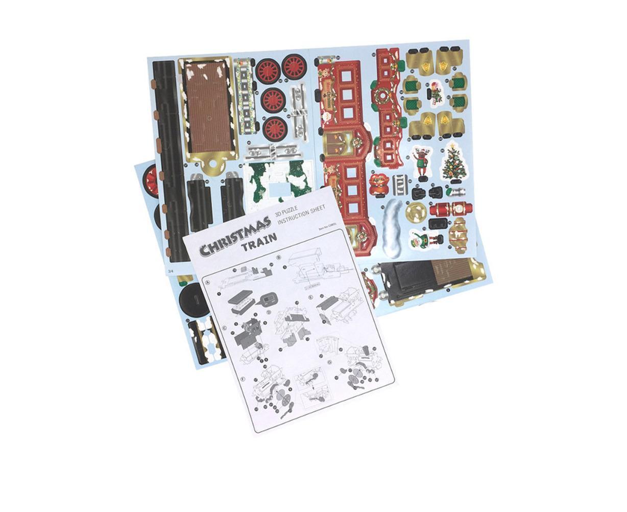 3D Christmas Train Jigsaw Puzzles Jigsaw Express for Christmas Birthday and Valentine Gift - Image 7