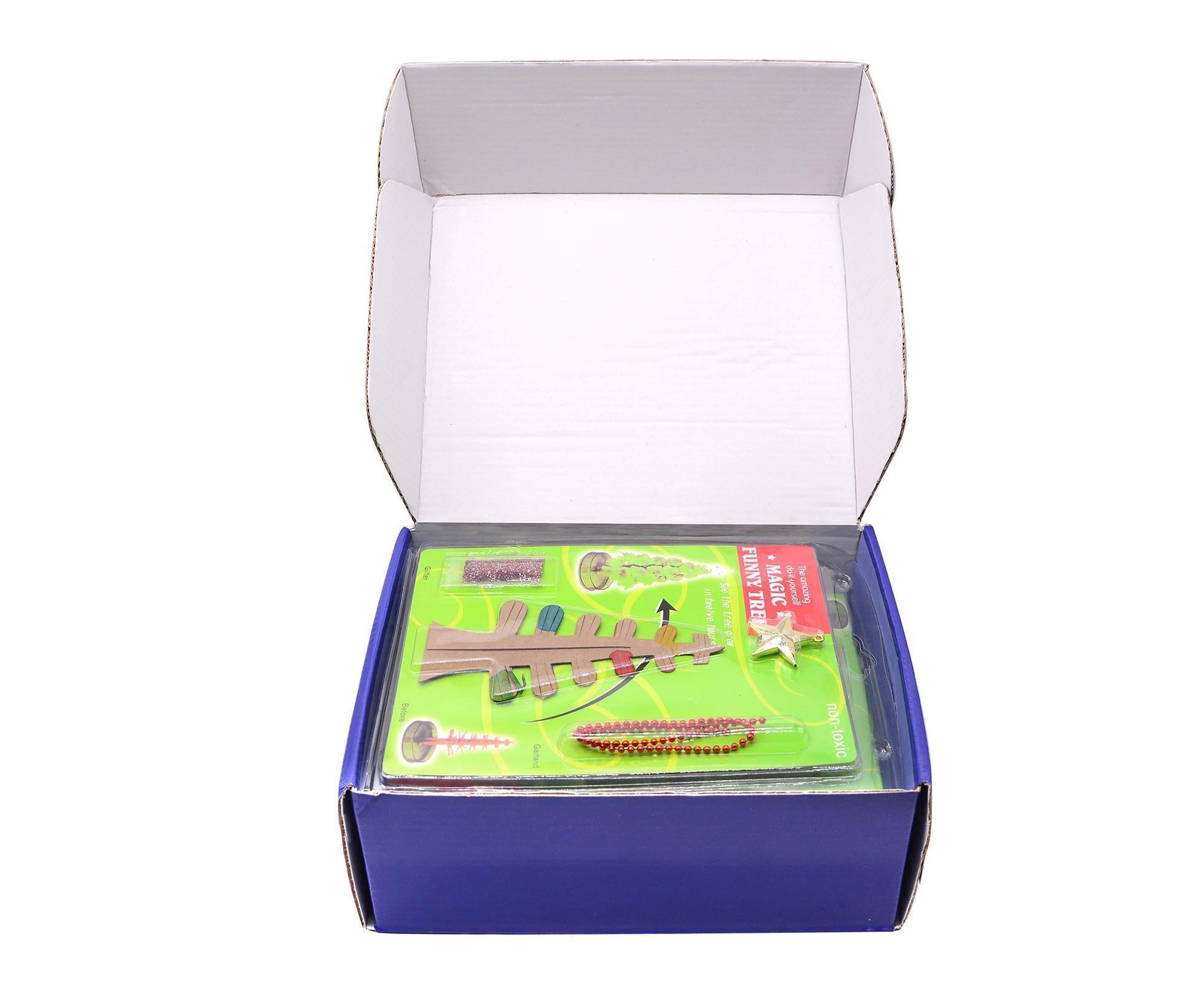Educational Handmade DIY Toys Magic Christmas Tree Paper Tree Blossom Christmas Gift Box - Image 4
