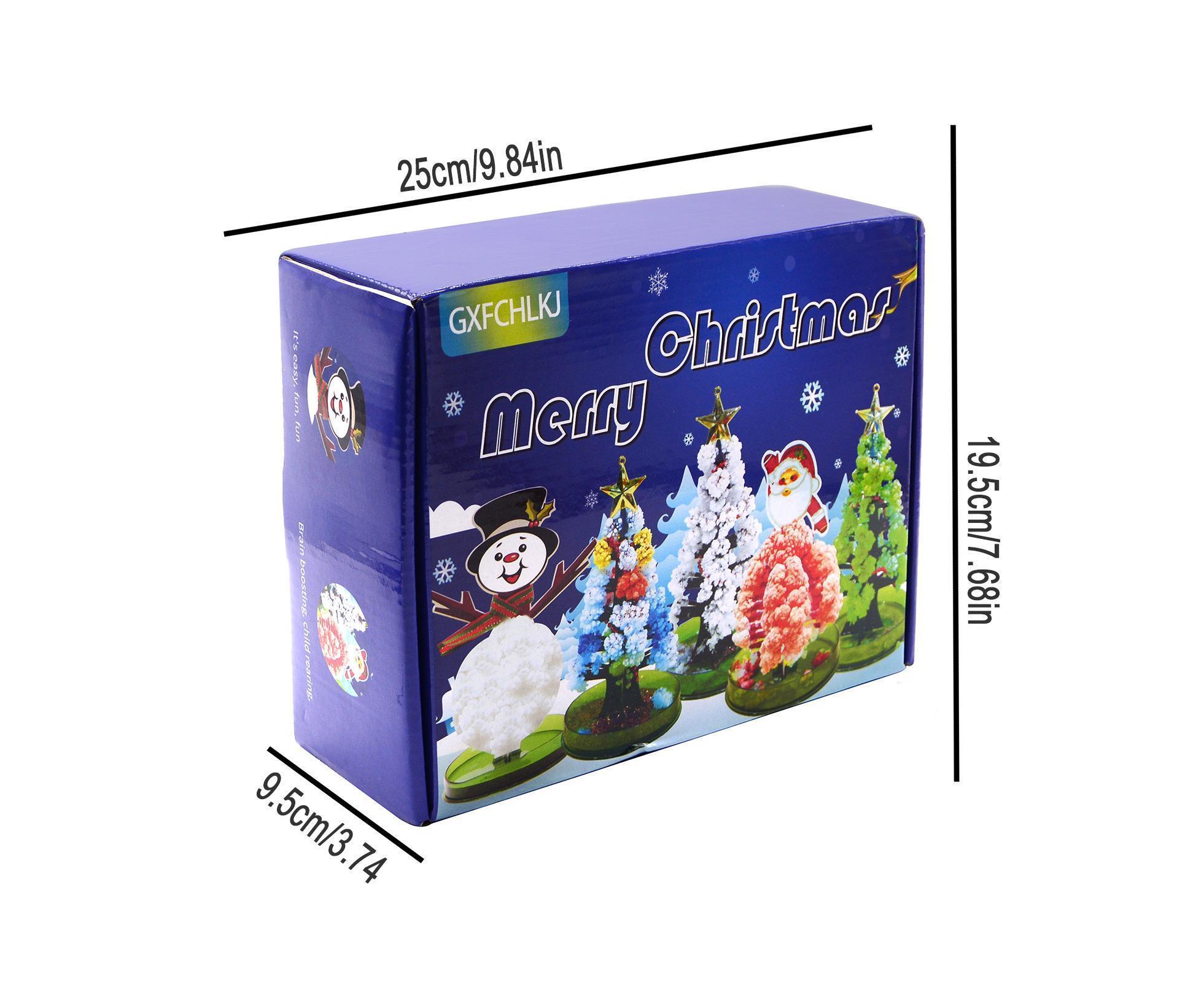 Educational Handmade DIY Toys Magic Christmas Tree Paper Tree Blossom Christmas Gift Box - Image 7