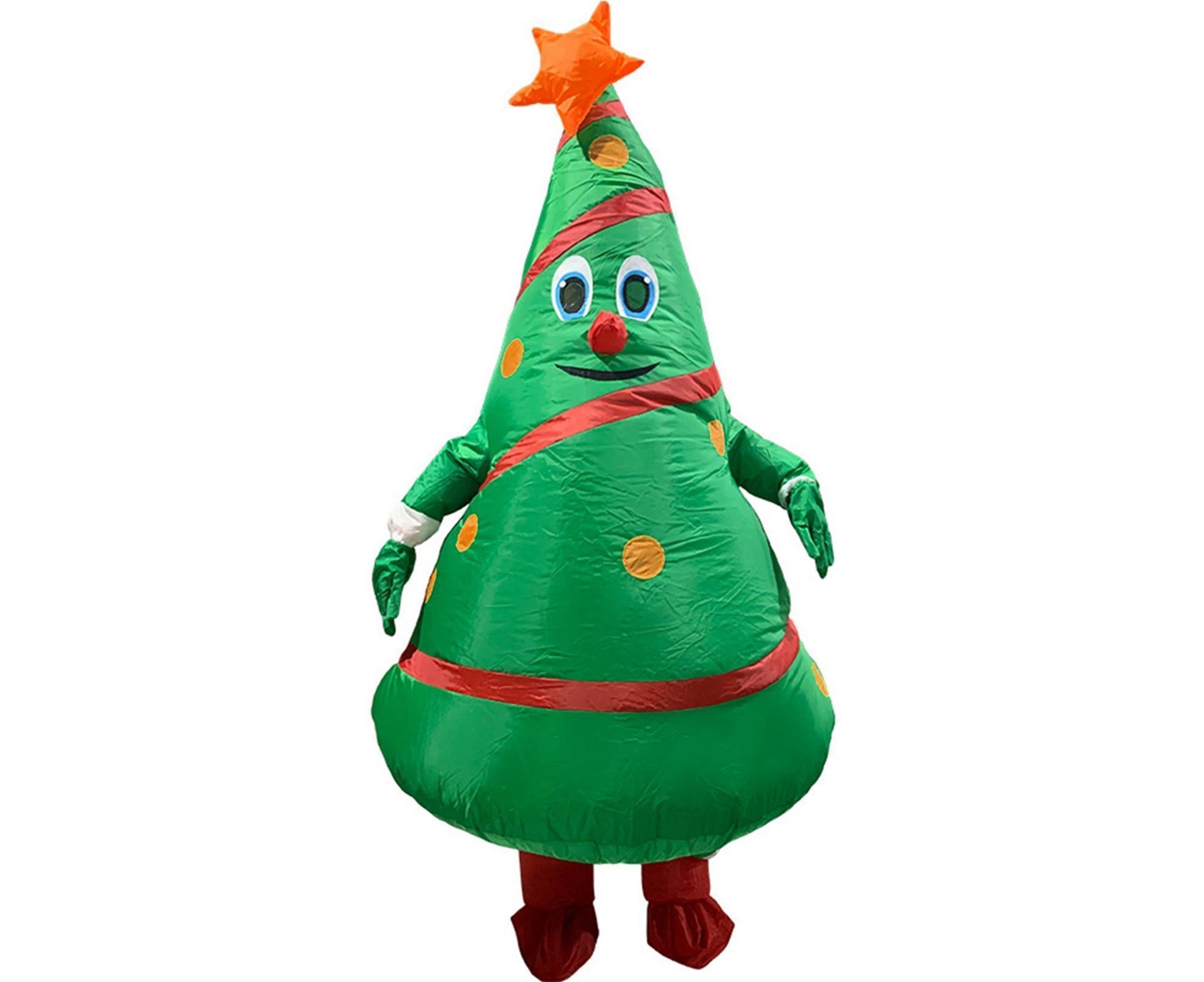 Christmas Cartoon Doll Costumes Air Model Inflatable Christmas Tree Clothes Funny Dress Up Props - Image 1