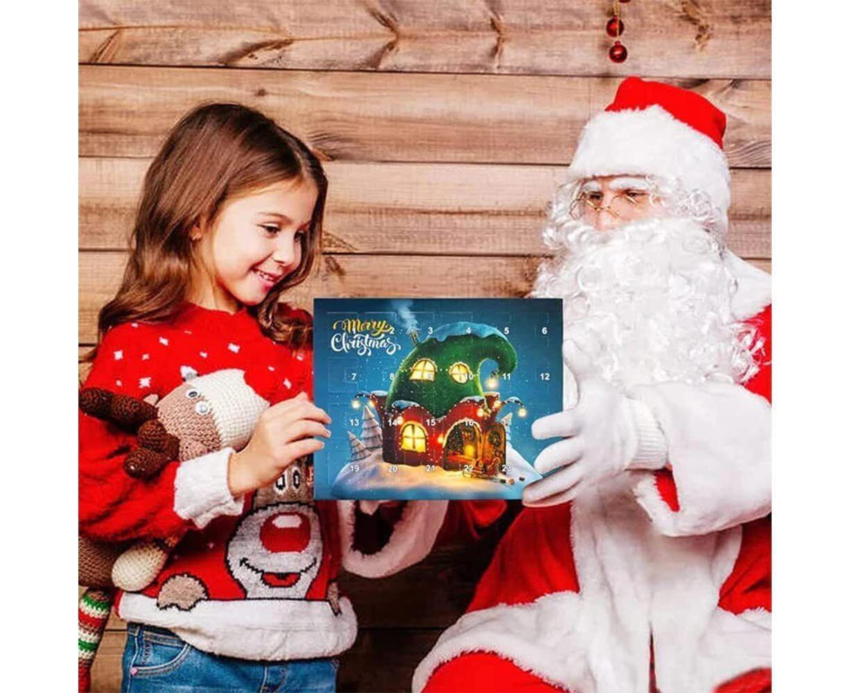 24Pcs Xmas Advent Calendar Christmas Countdown Calendar DIY Charm Bracelet Making Kit Gift - Image 3